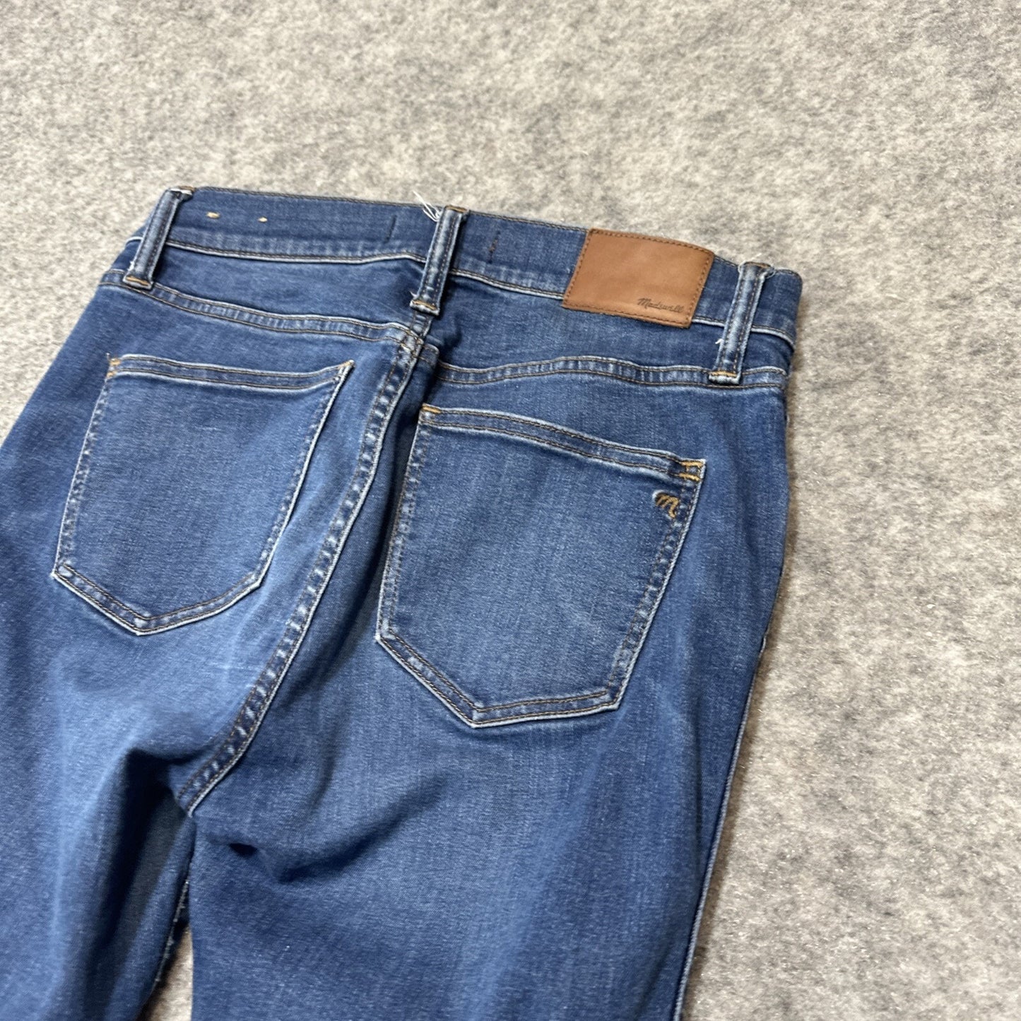 Madewell 9" Women's High Rise Skinny Jeans Size 27 Blue Med Wash Denim