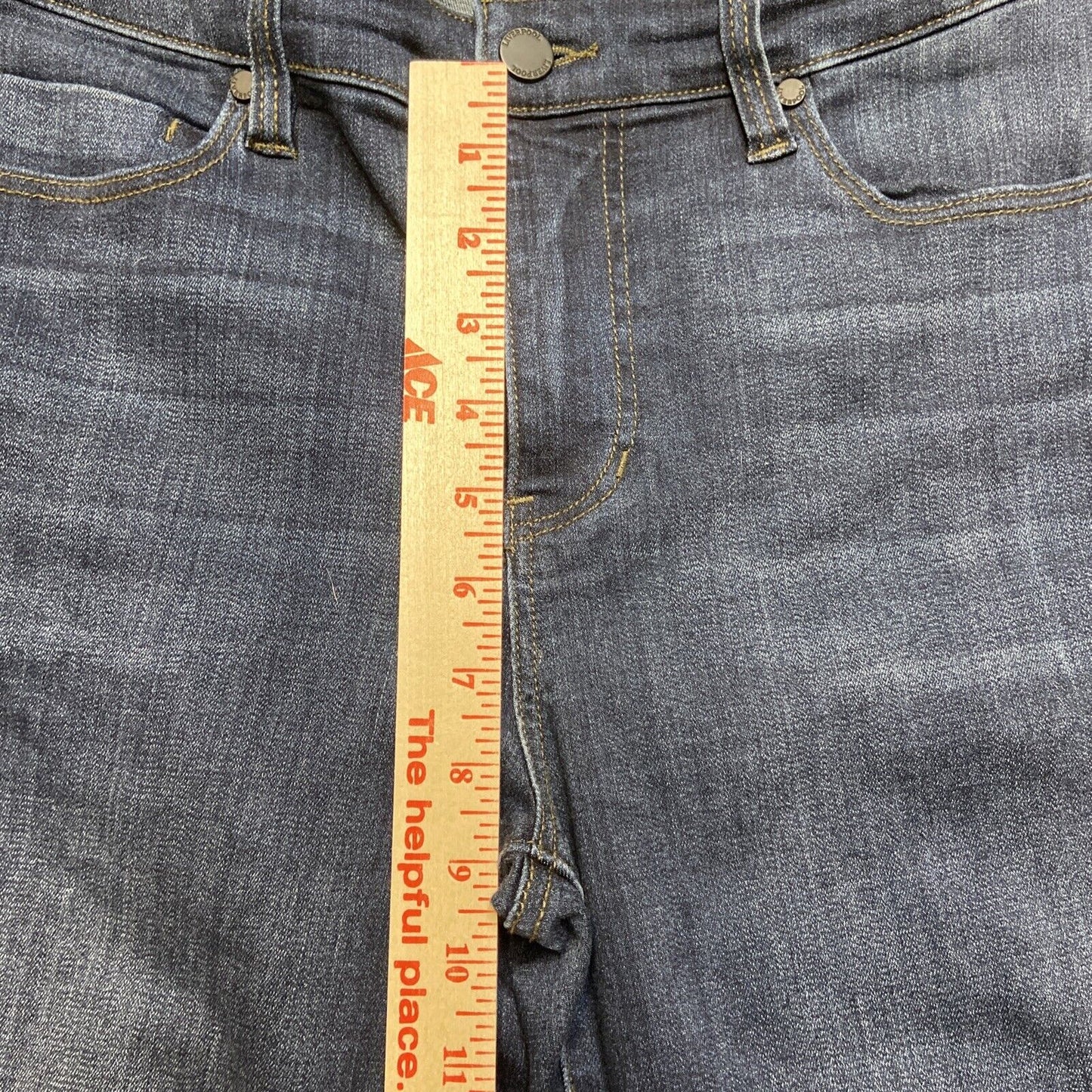 Liverpool The Crop Jeans Women's Size 10 / 30 Dark Blue Denim