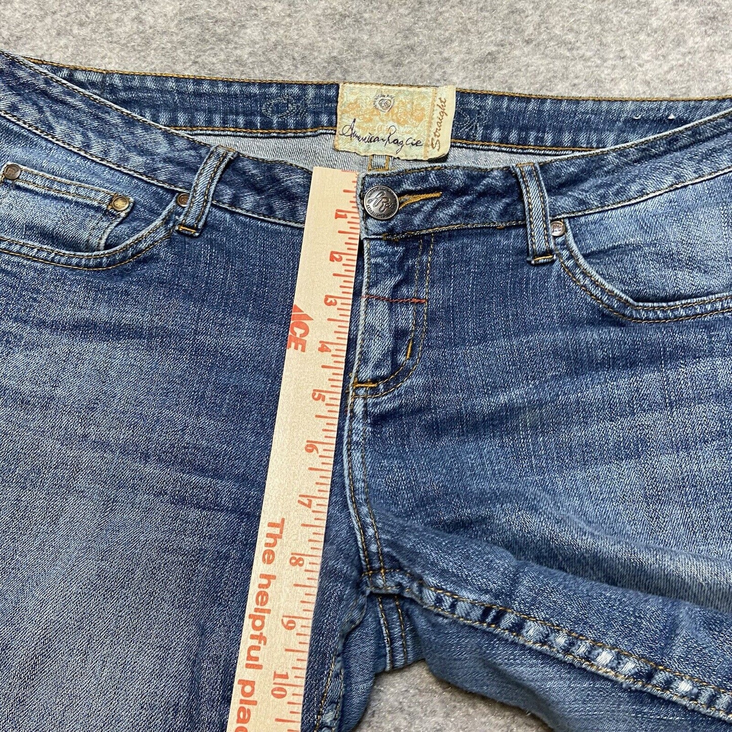 American Rag Straight Jeans Women's Size 11R Blue Denim