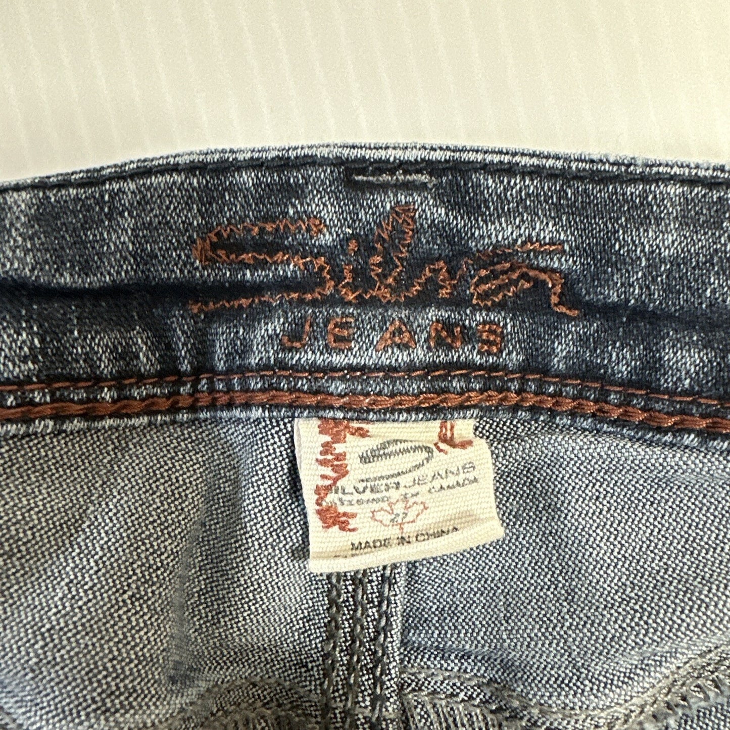 Silver Sienna Women's Skinny Jeans Size 27 Blue Medium Wash Denim