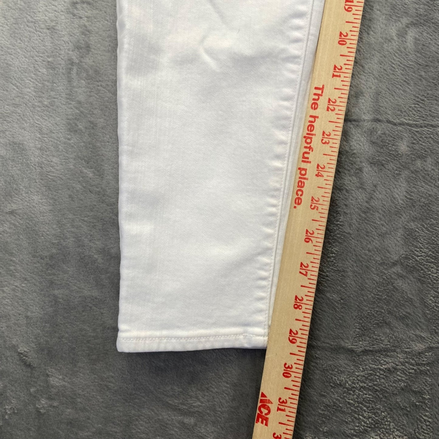 J Brand Women's Maria High Rise Skinny Jeans Size 32 White Denim