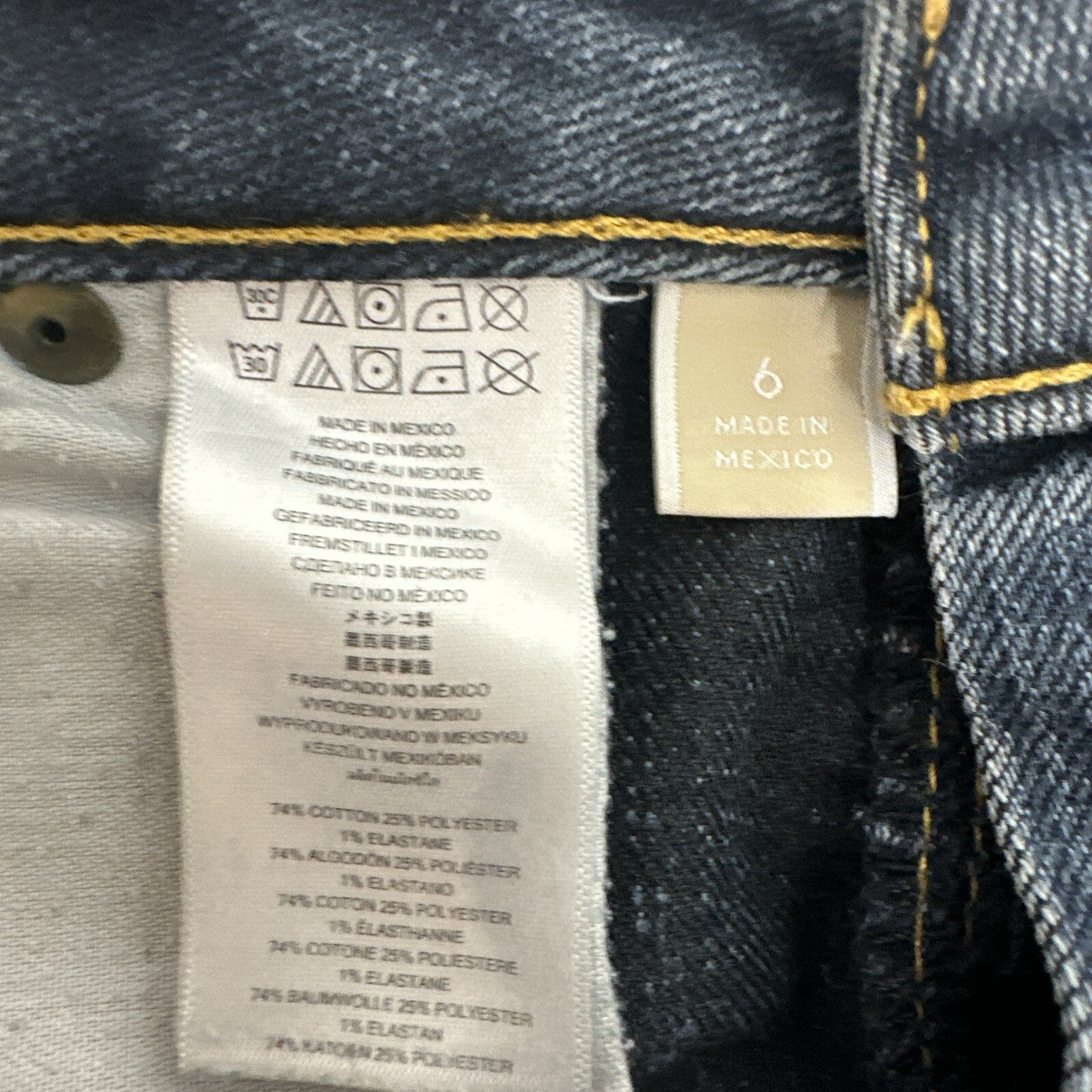 Michael Kors Jeans Women’s Size 6 Blue Stretch Dark Wash Low Rise Denim