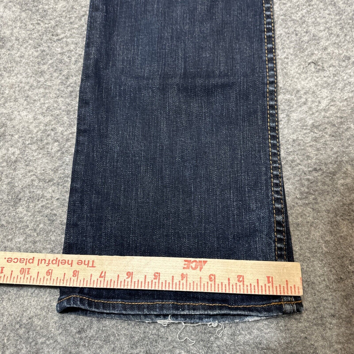 Big Star Sophie Distressed Bootcut Jeans Women's Size 28R Dark Blue Denim