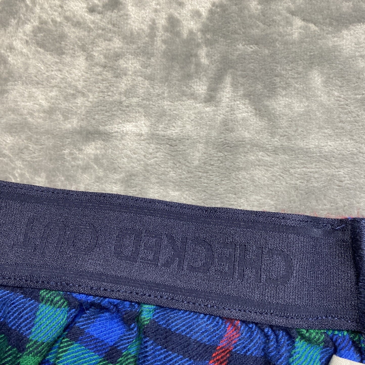 Aerie Checked Out Wide Leg Pajama Pants Women’s Size S Reg Plaid Green Blue Red