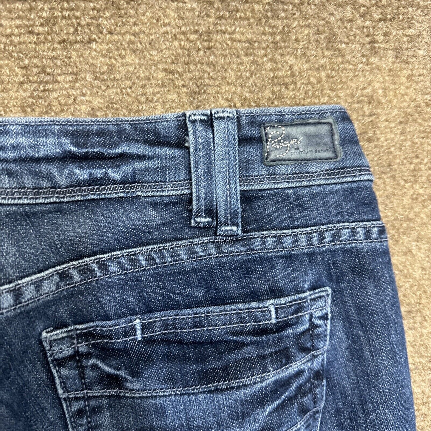 Paige Pacific Heights Bootcut Jeans Womens Sz 27 Blue Dark Wash Denim