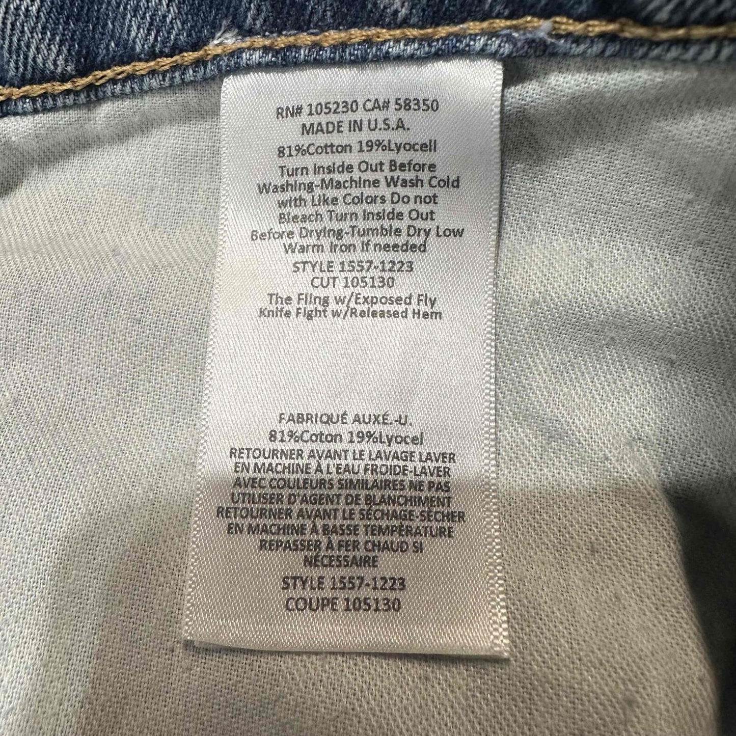 Current/Elliott Women's Cropped Frayed Hem Jeans Size 12/31 Blue