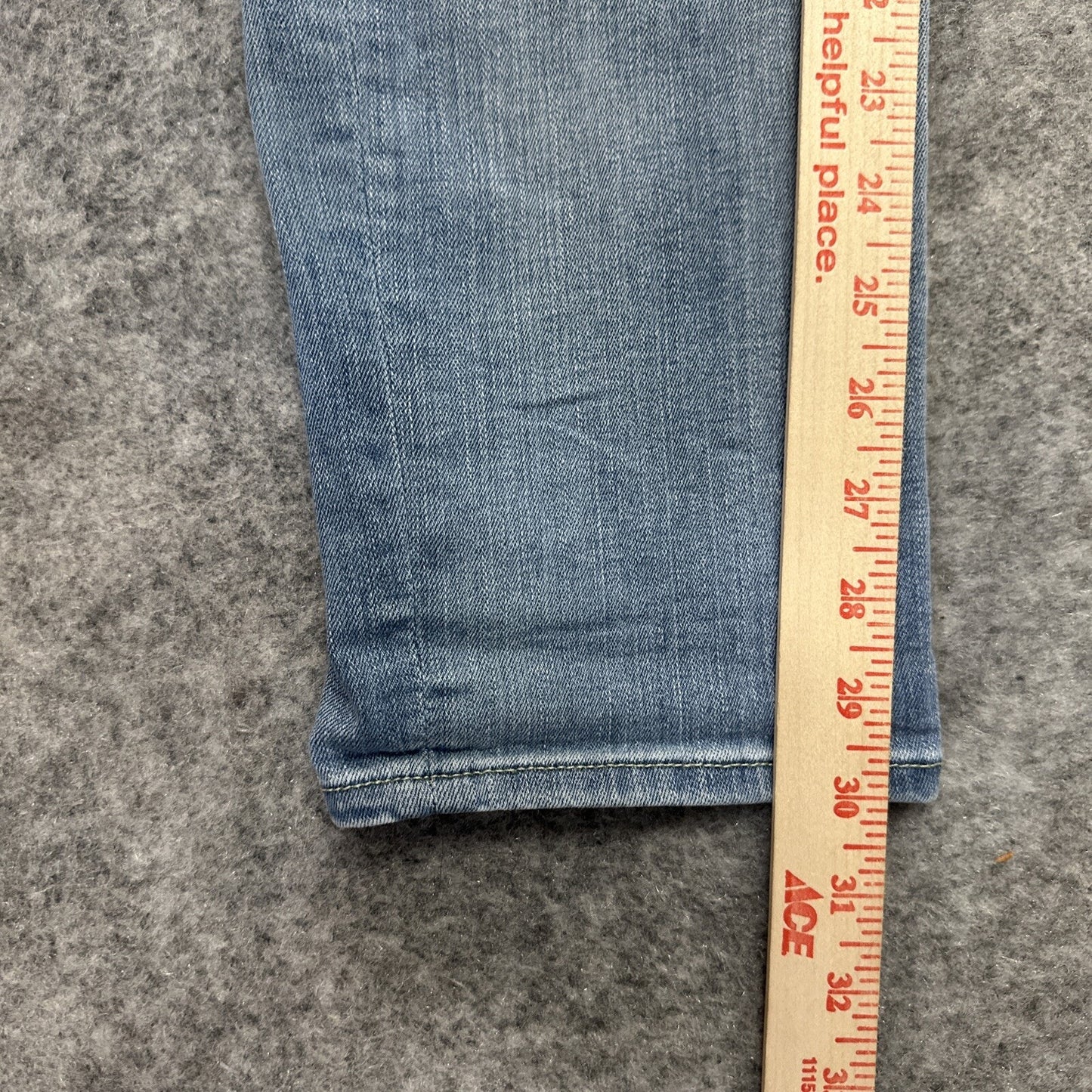 7 For All Mankind Josefina Skinny Boyfriend Distressed Jeans Womens Sz 28 Blue