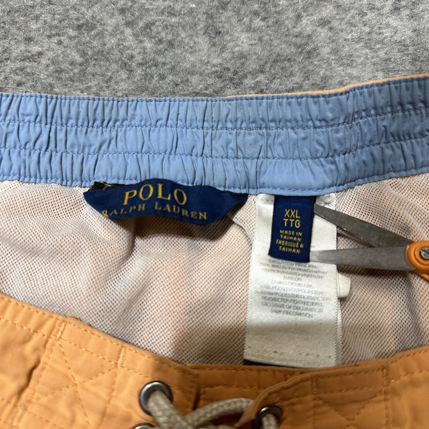Polo Ralph Lauren Swimwear Men's Lined Swim Shorts Size XXL Peach Orange Shorts