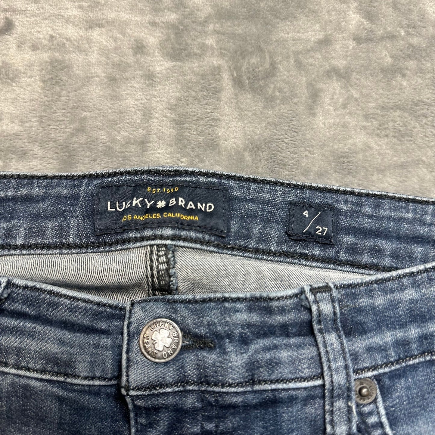 Lucky Brand Ava Super Skinny Jeans Women's Sz 4 Dark Blue