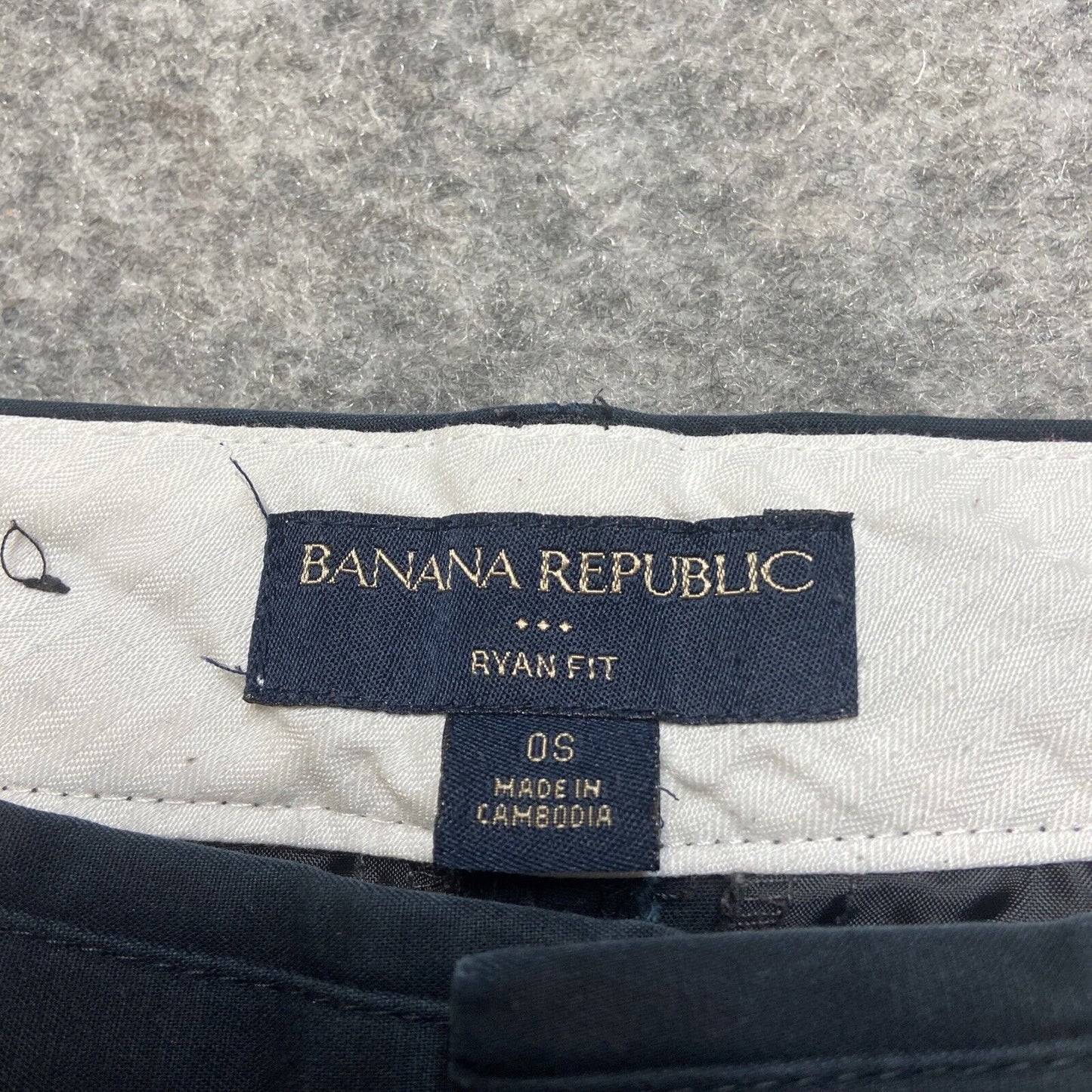 Banana Republic Ryan Fit Flared Chino Pants Women's Size 0S Black Pants