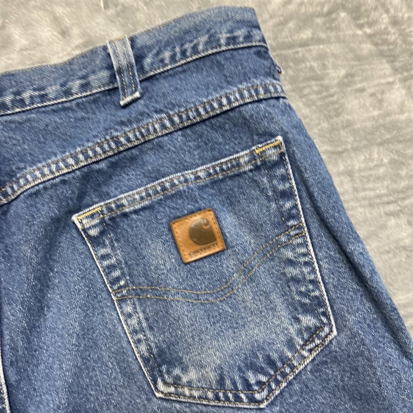 Carhartt Relaxed Fit Jeans Men's Size 36x30 Blue Denim Medium Wash
