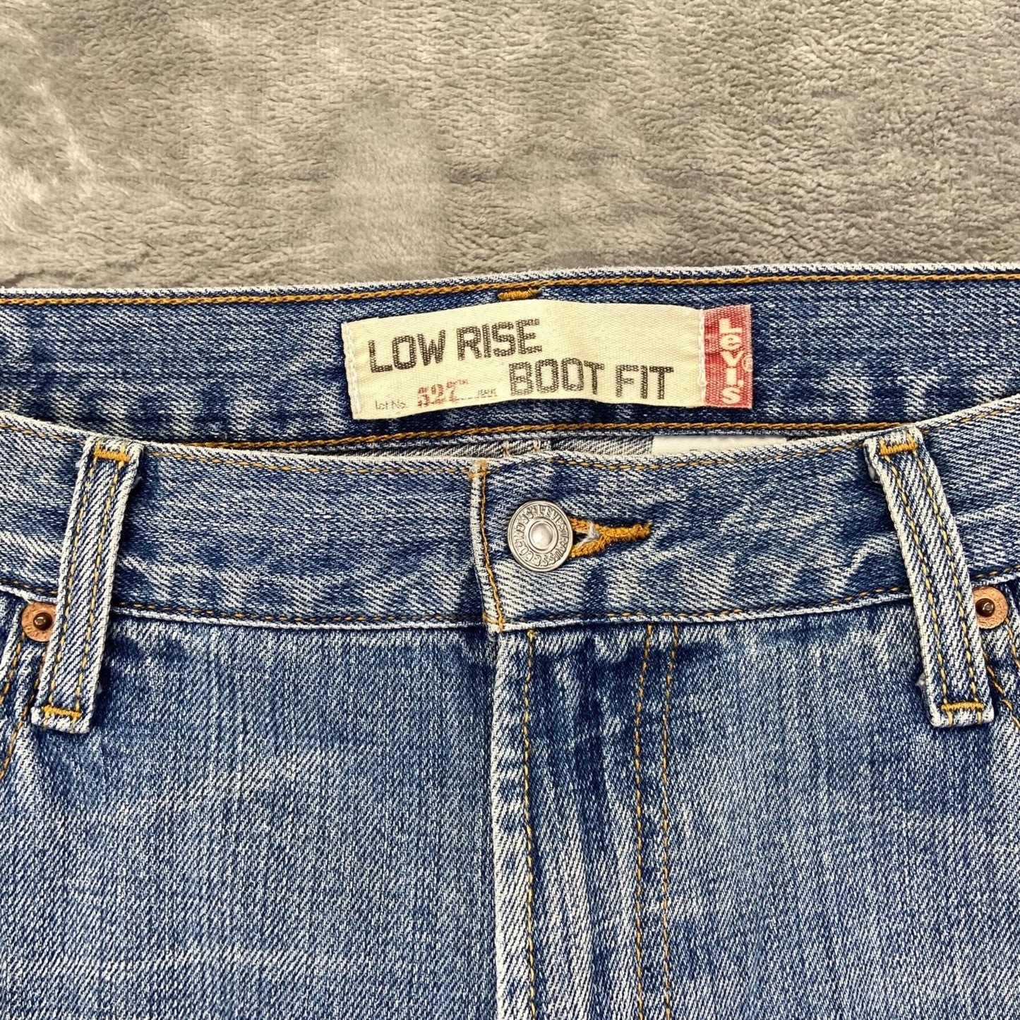 Levi's 527 Low Boot Cut Men's Jeans 36x30 Light Blue Denim