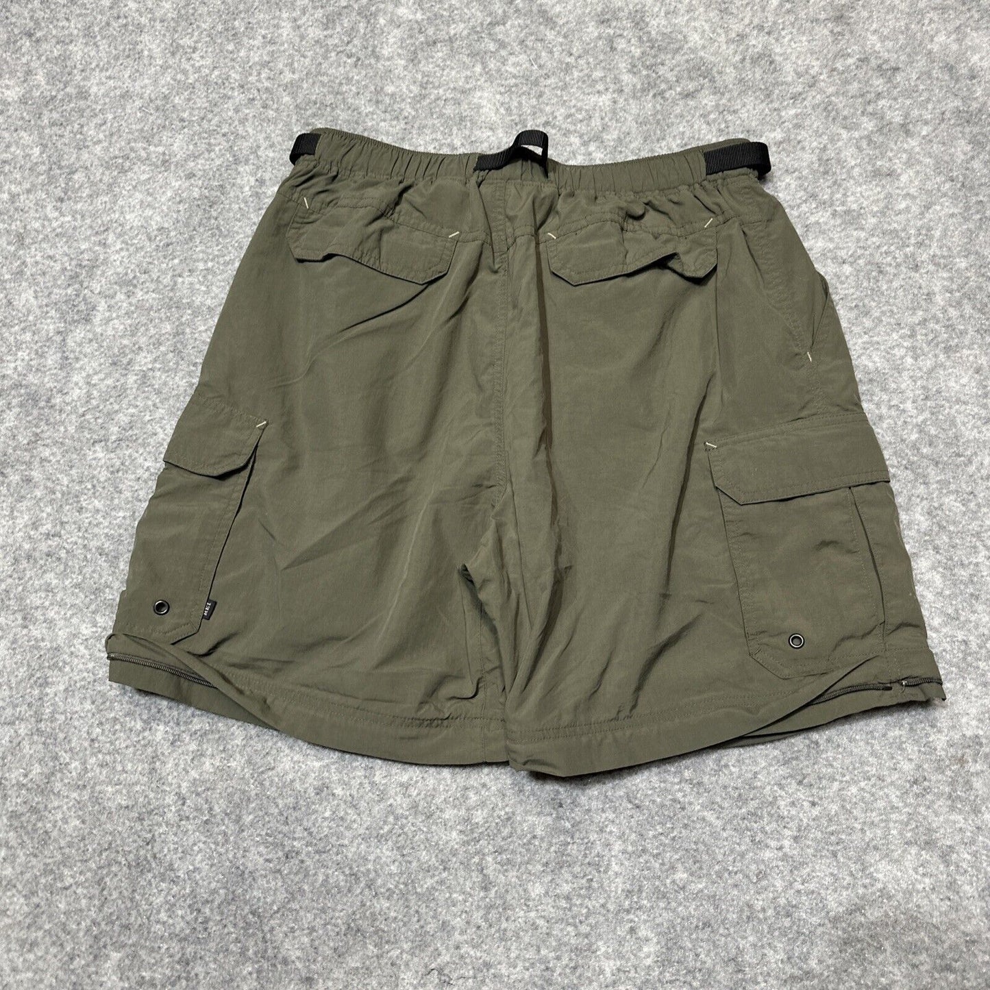 REI Co-op Sahara Men's Convertible Straight Cargo Pants Size Lx32 Green Dark