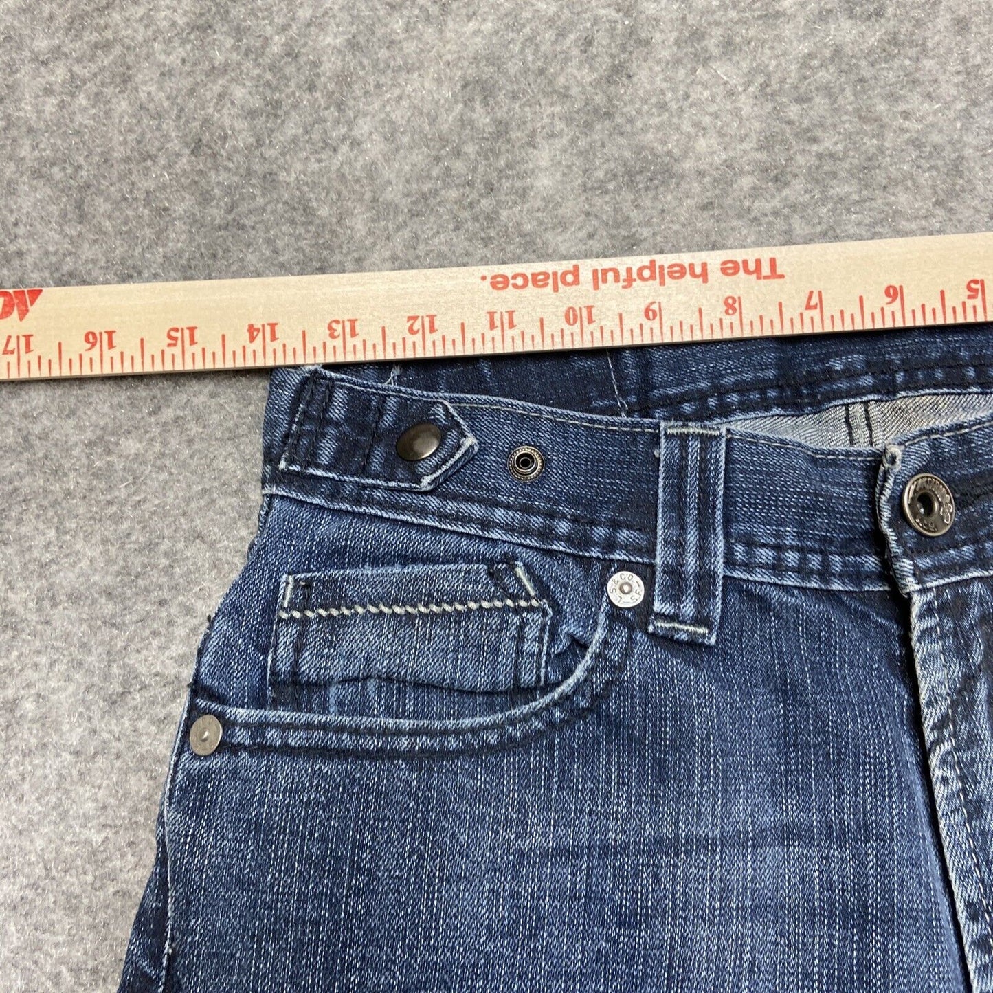 Levi's 514 Slim Straight Jeans Mens Size 29x30 Western Dark Wash Zip Pocket Rare