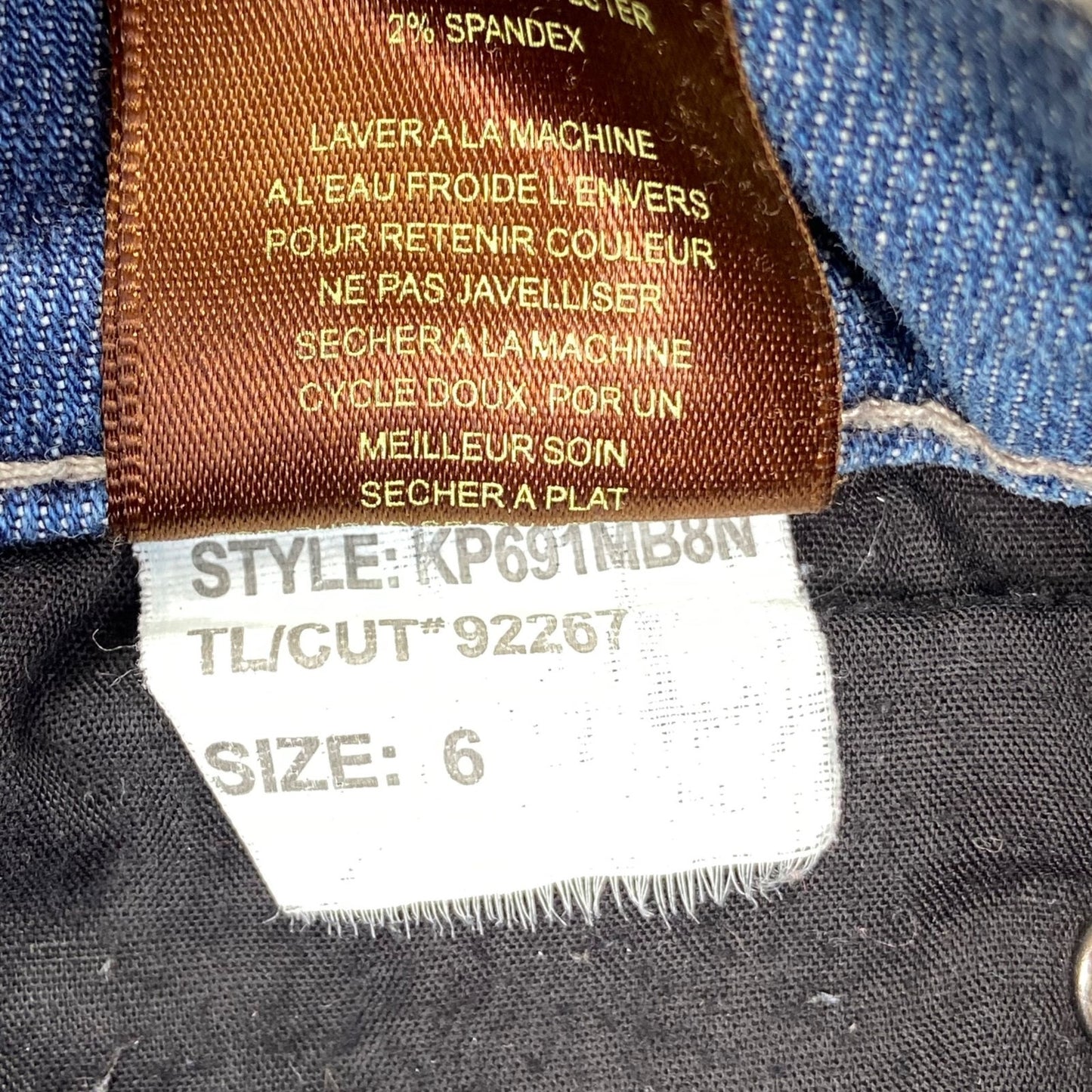 KUT From The Kloth Skinny Jeans Women's Size 6 Blue Denim Casual