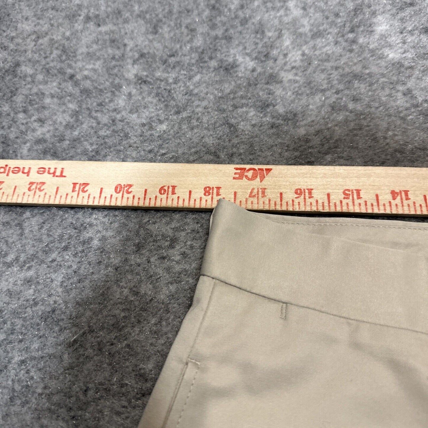 John W. Nordstrom Men's Straight Dress Pants Size 35x32 Beige Light Wash Pants