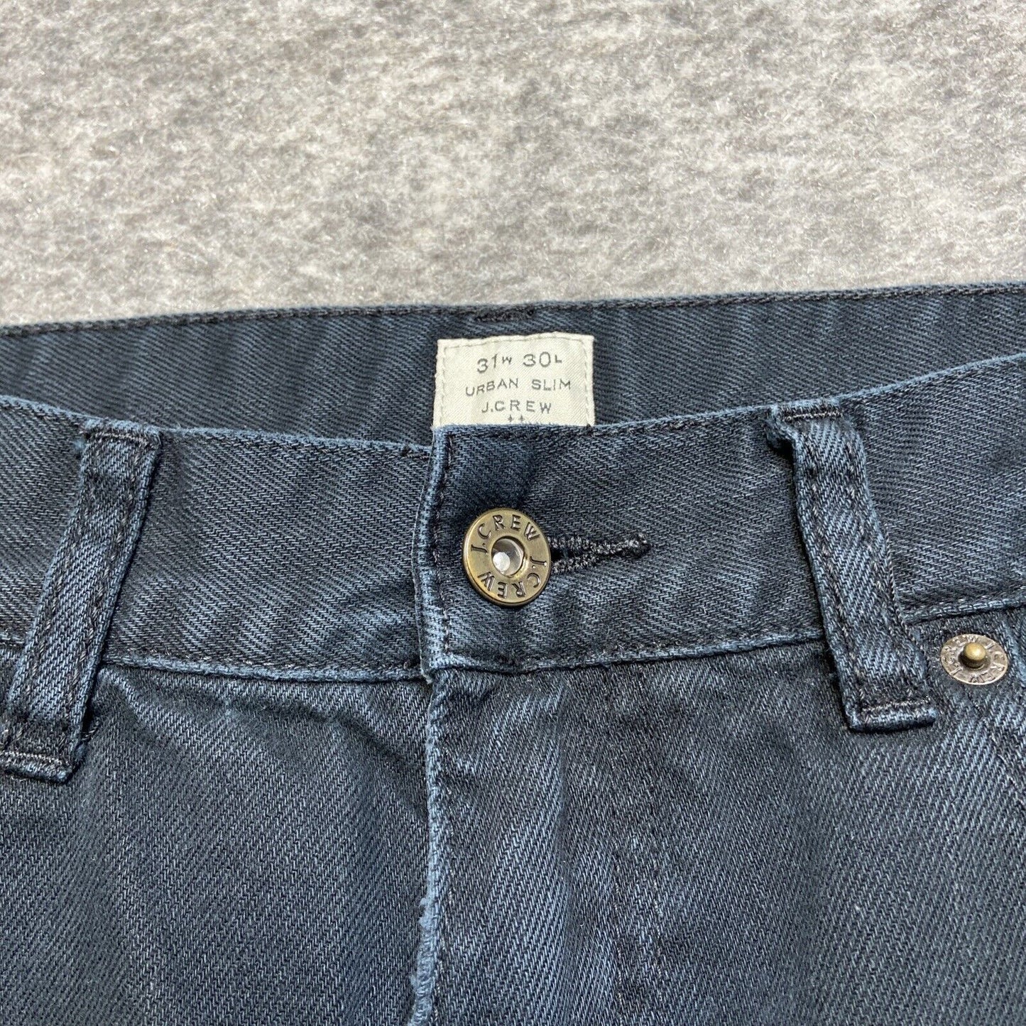 J.Crew Urban Slim Jeans Men's Size 31x30 Black Denim Jeans