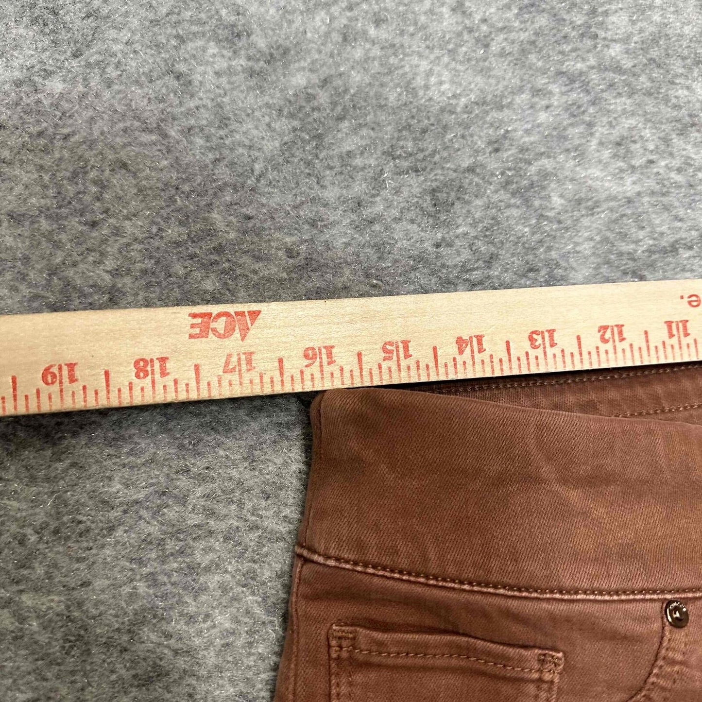Chicos So Perfect Legging Women's Skinny Pants Size 2 R Brown Dark