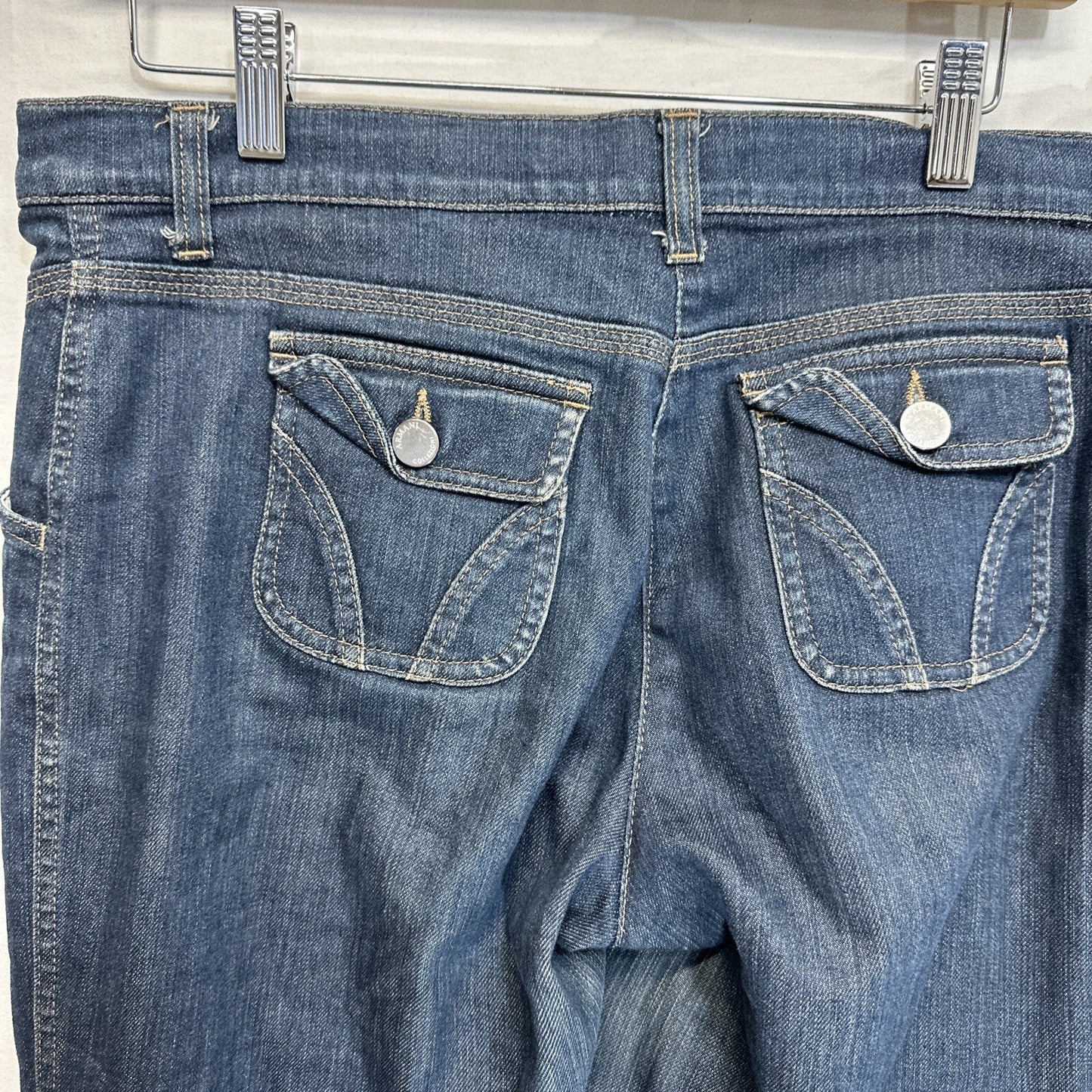 Emporio Armani Collezioni Antinea SRL Straight Leg Jeans Women’s 8 Dark Wash