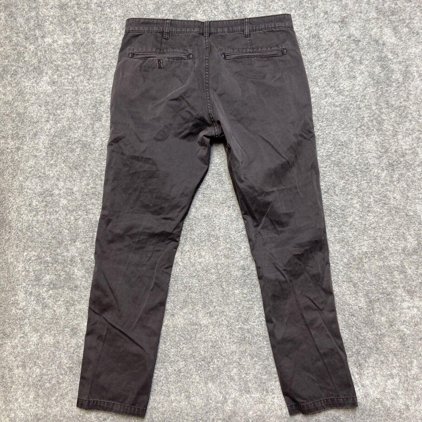 Matchstick Straight Leg Chino Pants Men's Size 34x32 Dark Gray Pants