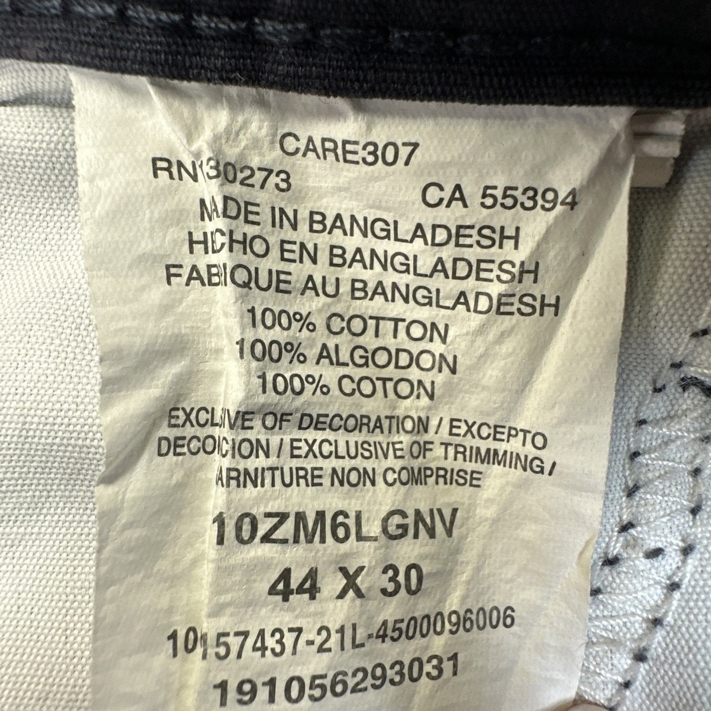 Wrangler Authentics Cargo Pants Men's Size 44x30 Dark Blue Pants