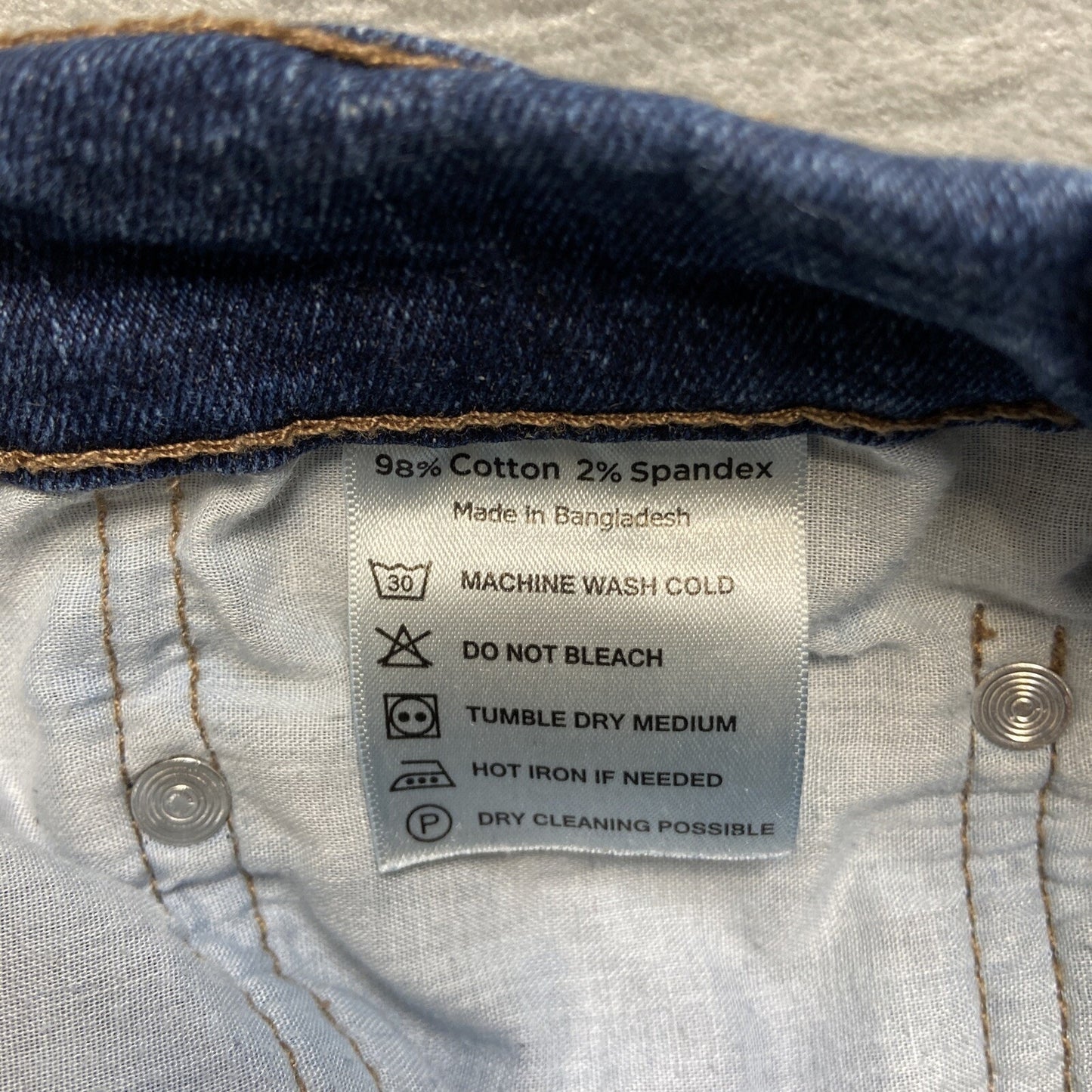 M Tailor Straight Jeans Men’s Size 30x30 Dark Blue Denim