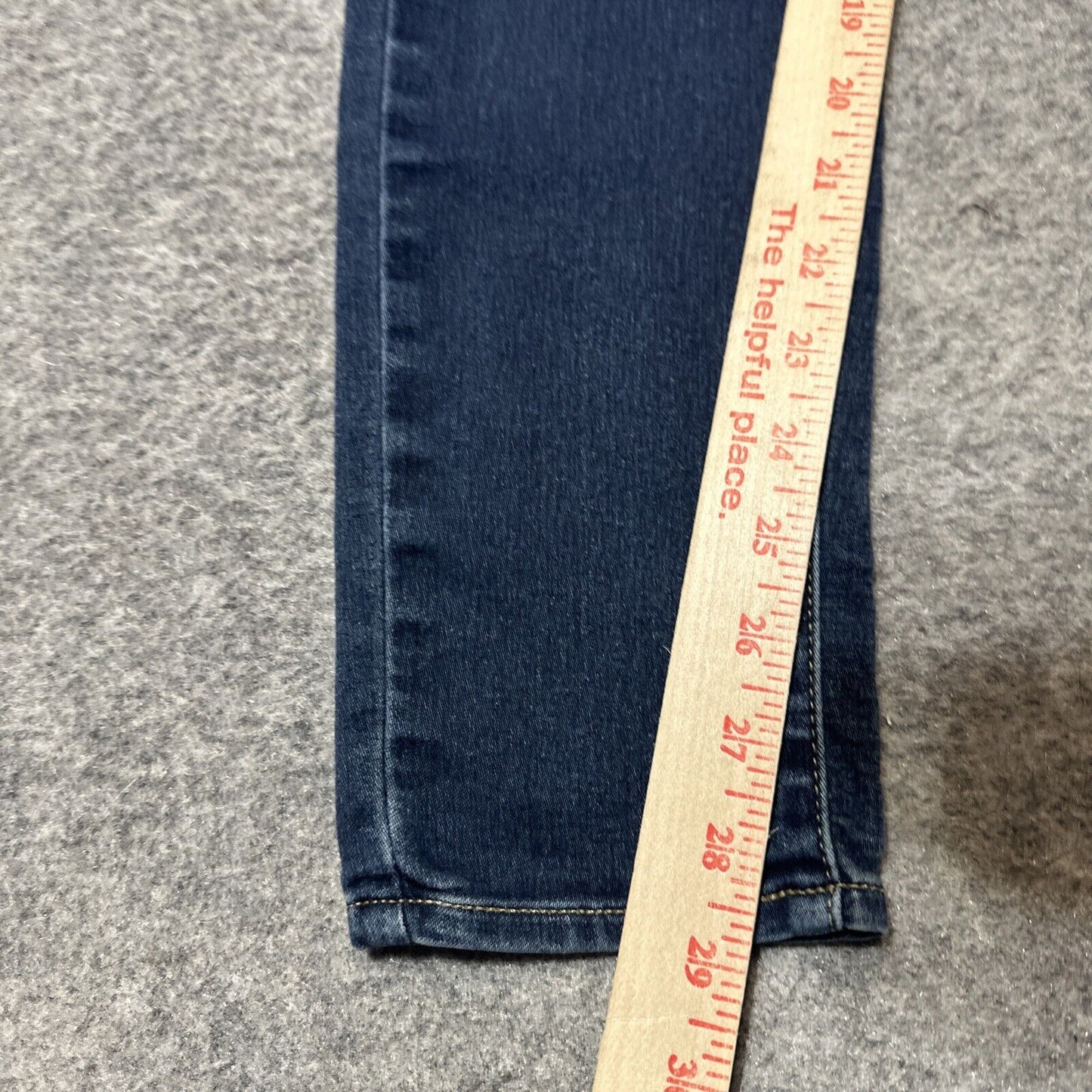 Paige Peg Super Skinny Jeans Womens Size 25 Blue Dark Wash Denim