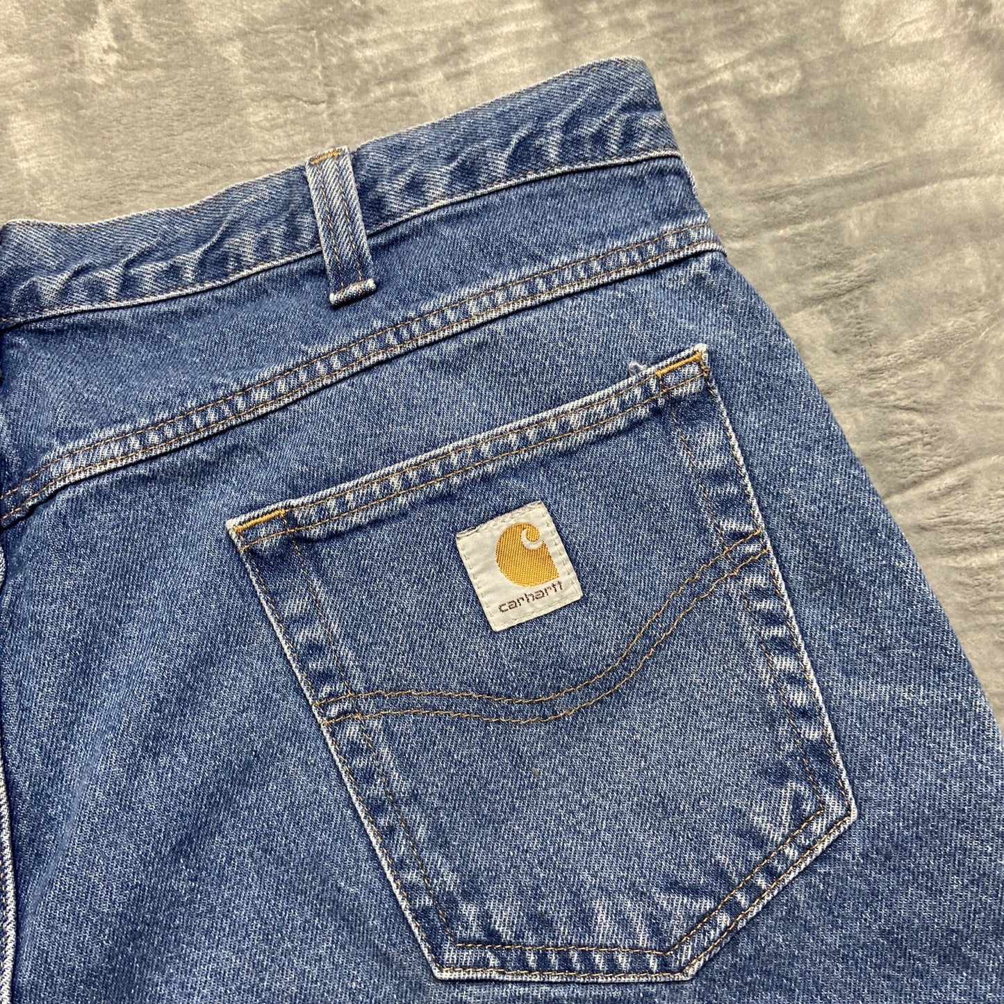 Carhartt Relaxed Fit Jeans Men’s Size 38x30 Blue Denim