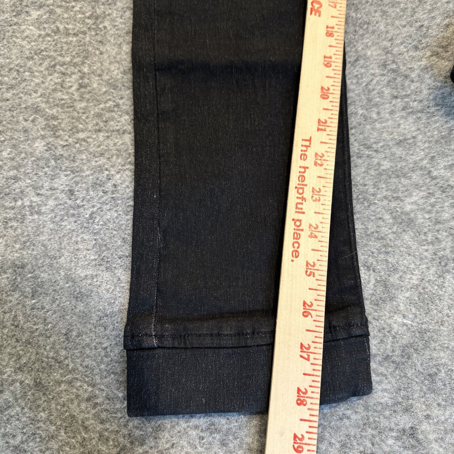 Steve's Jeans Boys Skinny Drawstring Jogger Size 16 Black Dark Wash Denim