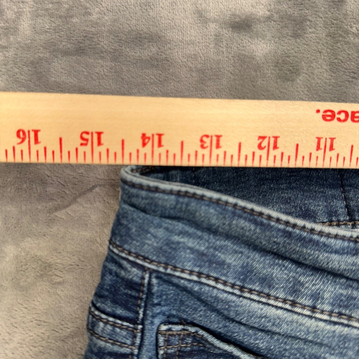 Vintage Genes Black Men's Slim Fit Jeans 30 Blue Medium Wash Denim