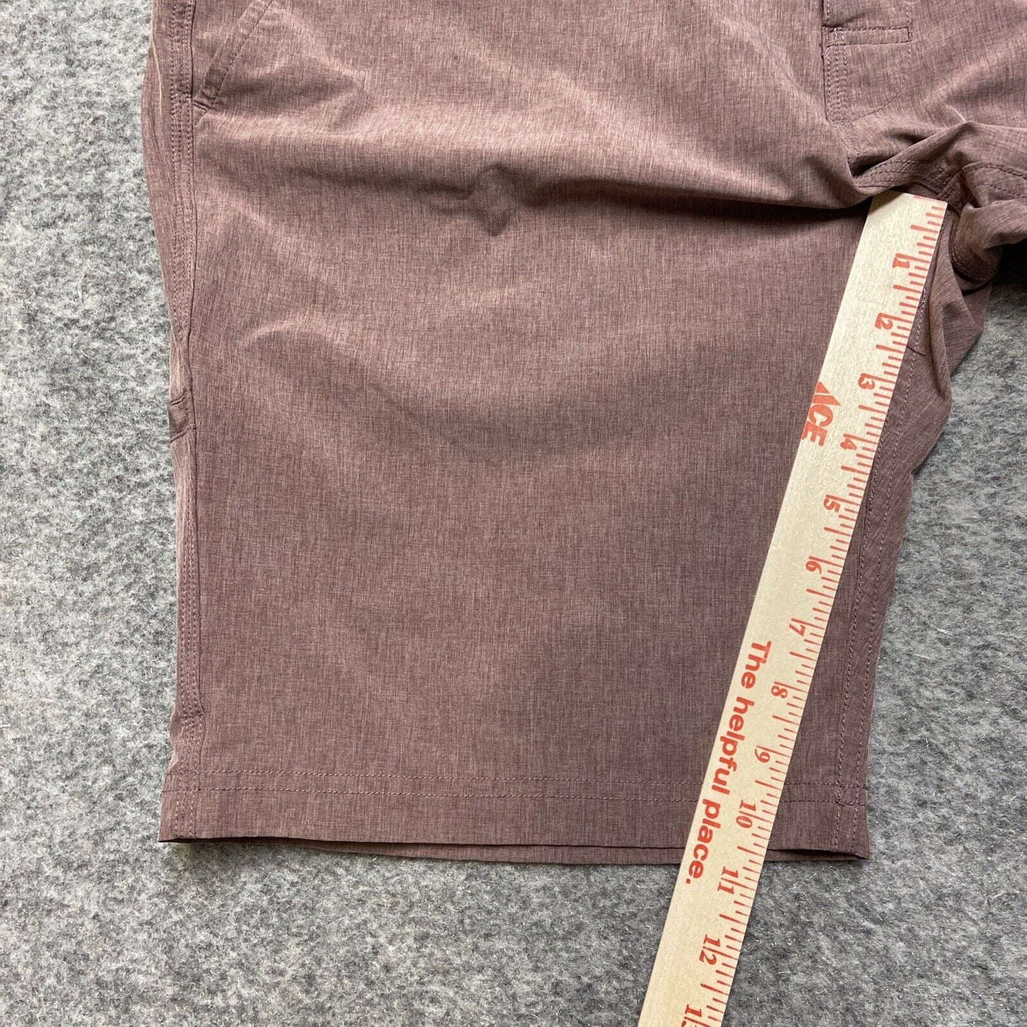7 Diamonds Velocity Performance Short Men's Size 38 Mauve Brown Shorts