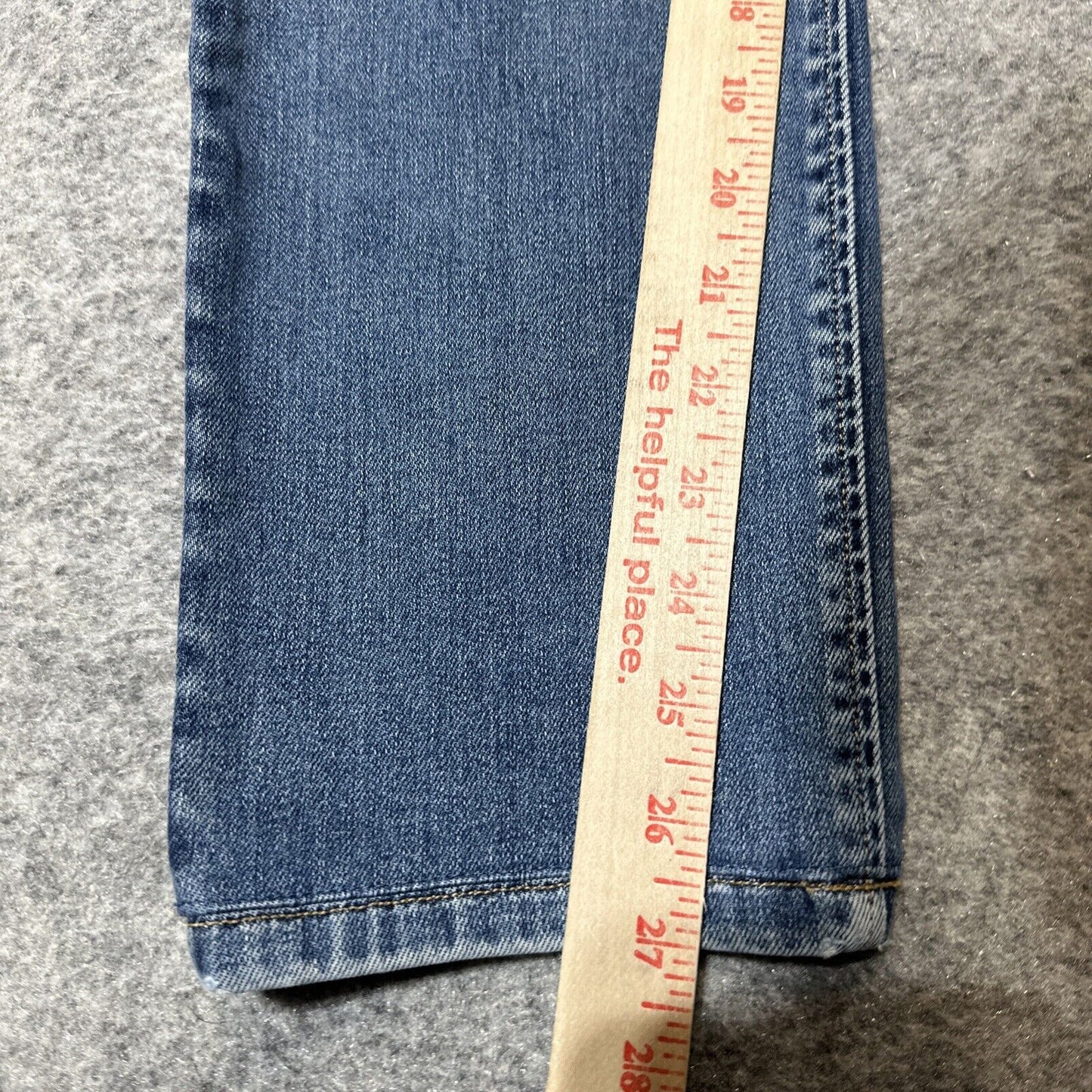 Tommy Hilfiger Milan Women's Distressed Slim Jeans Size 31/30 Blue Denim