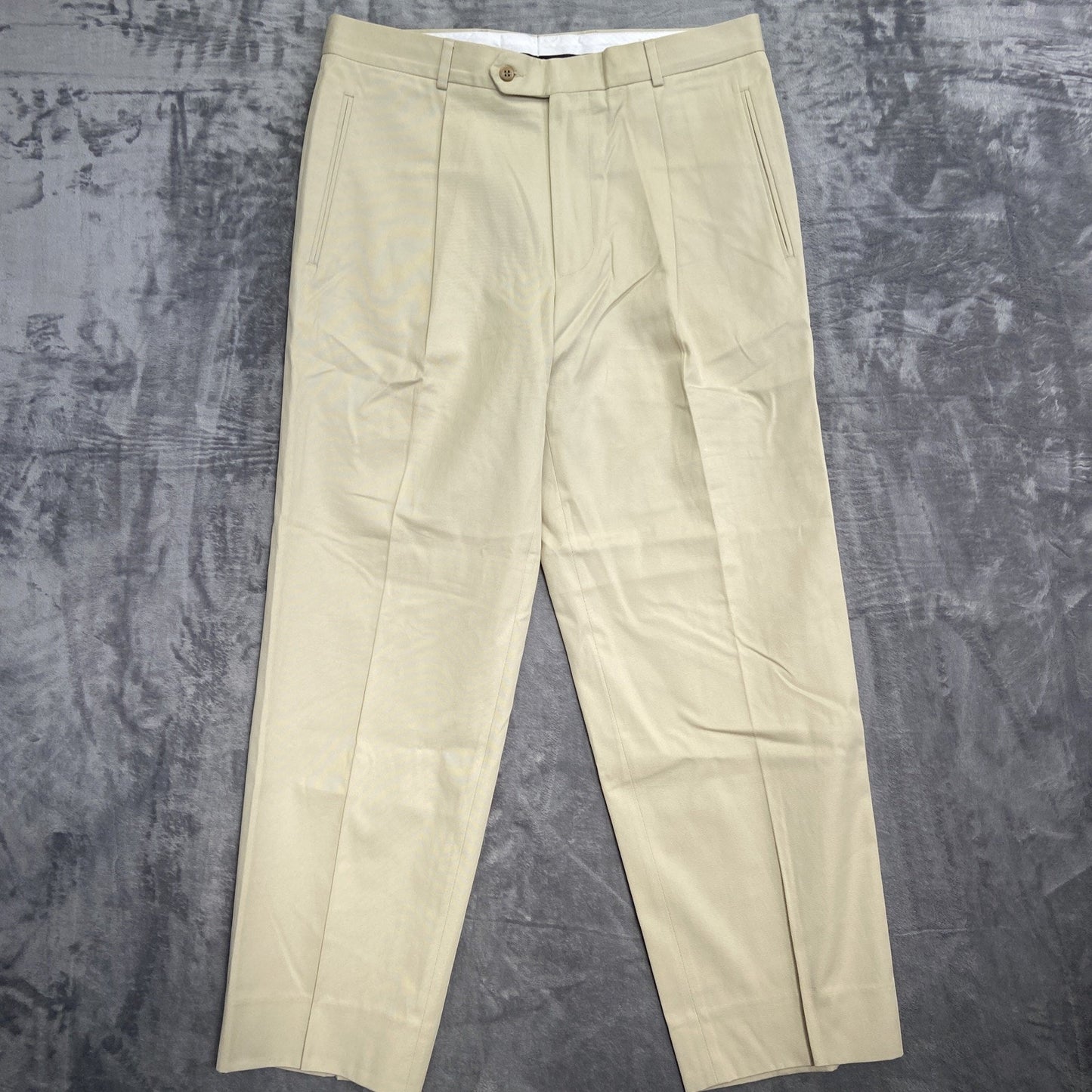 Boss Hugo Boss Hooker Pleated Dress Pants Men's Size 36R Beige