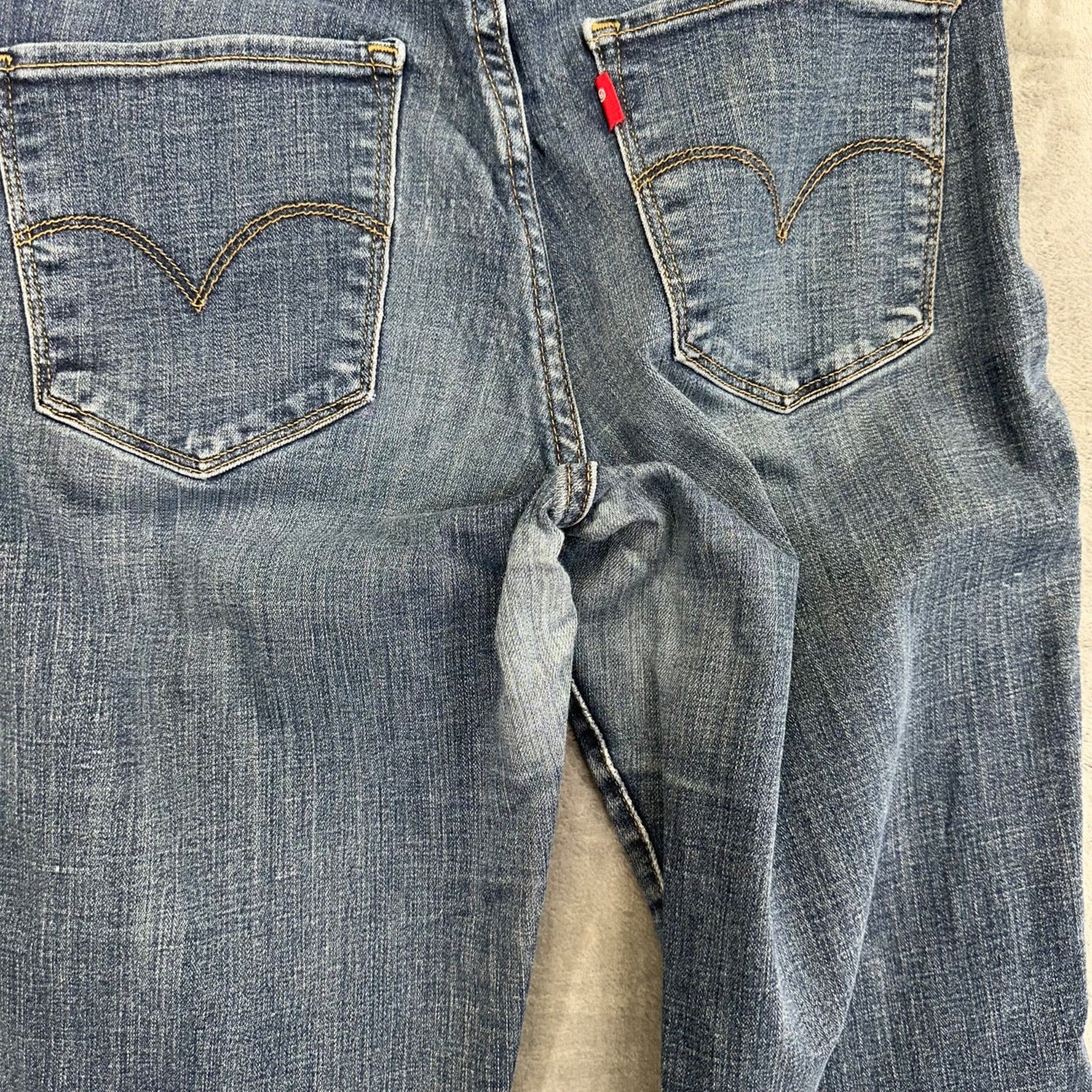 Levi's Women's 314 Shaping Straight Jeans Size 29 Blue Medium Wash #2017
