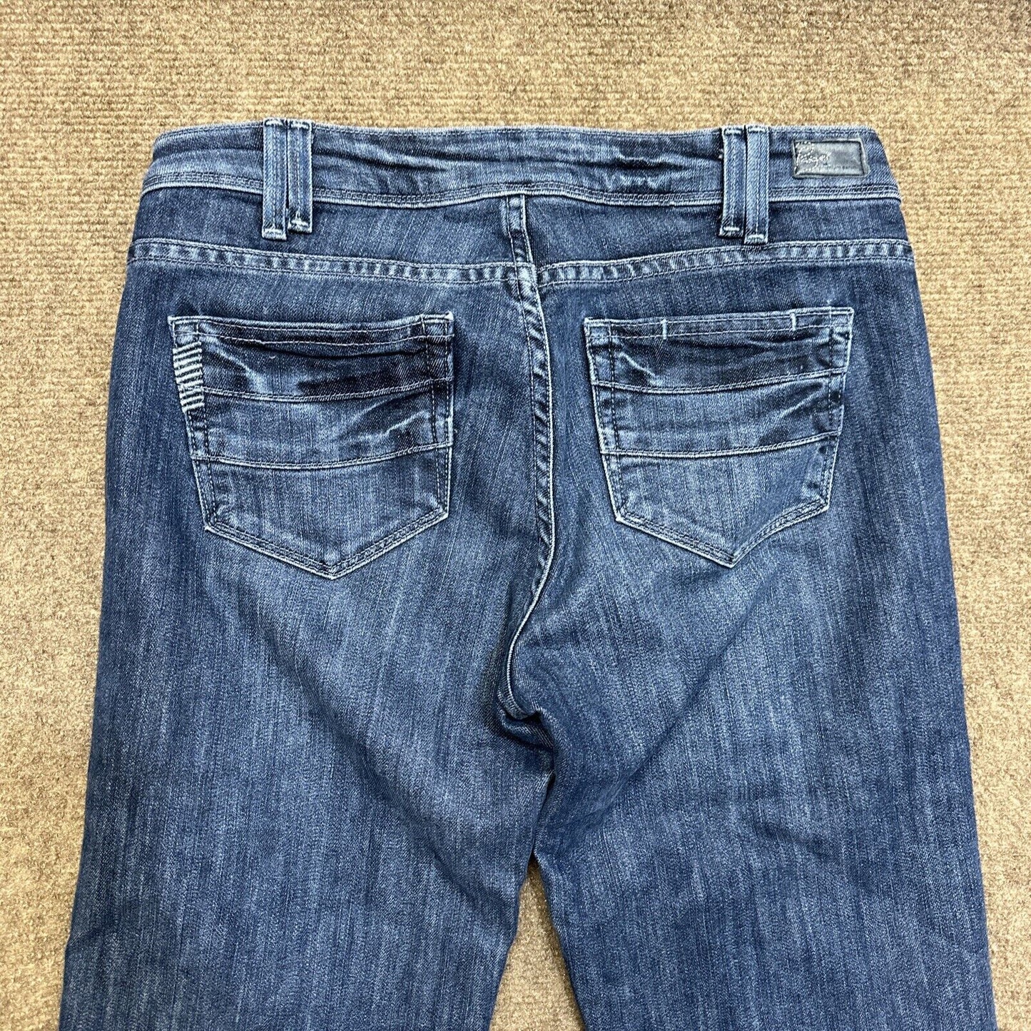Paige Pacific Heights Bootcut Jeans Womens Sz 27 Blue Dark Wash Denim
