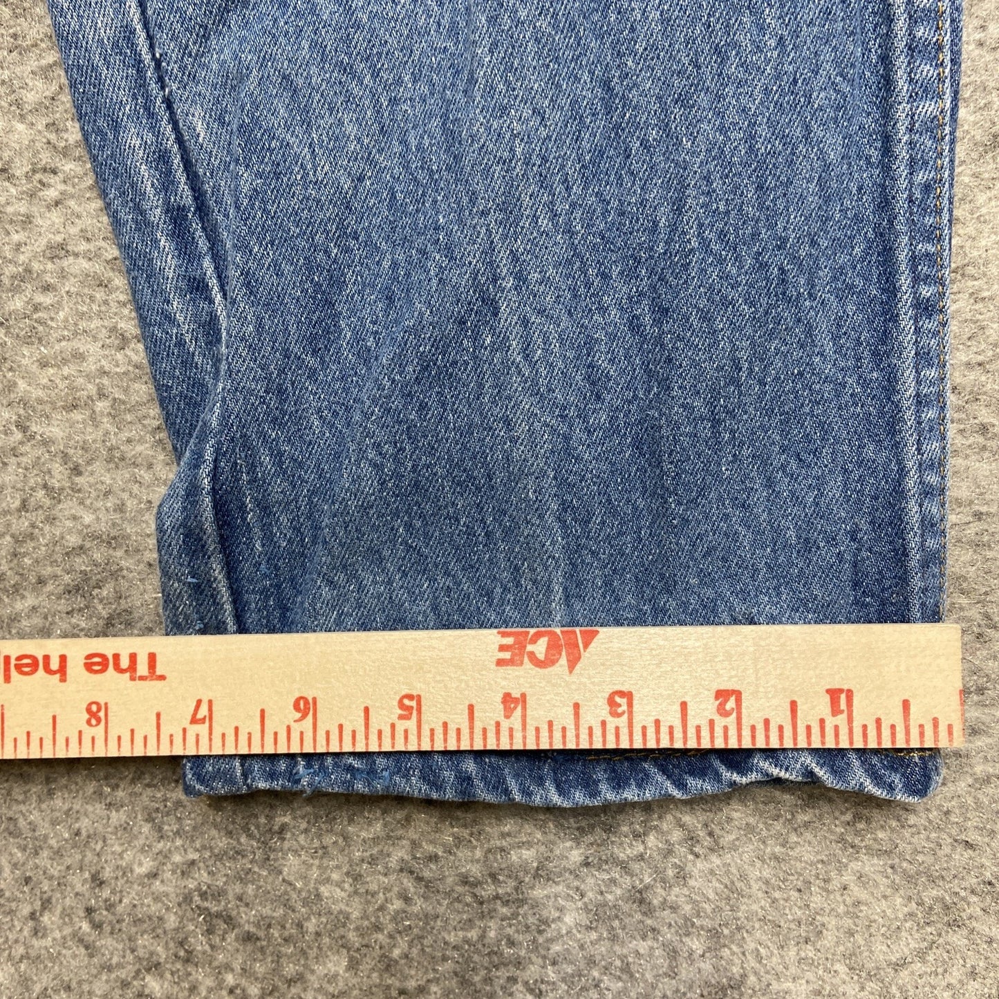 Levi's Strauss Signature Cropped Jeans Men Size 46x32 Blue Denim