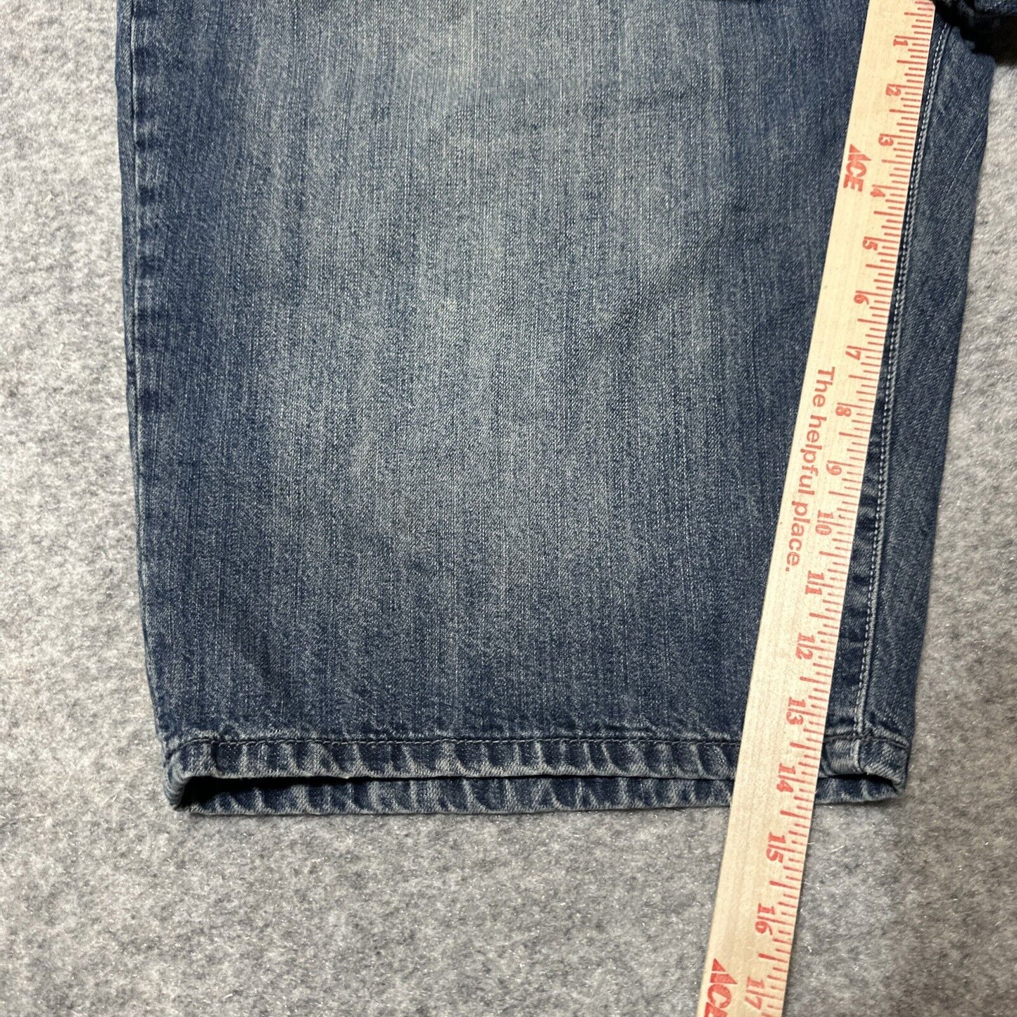 Sean John Men's Bermuda Jean Shorts Sz 40 Blue Dark Denim Y2K Grunge Streetwear