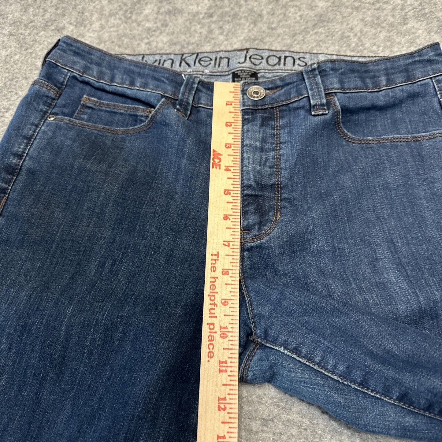 Calvin Klein Shape Women's Jeans Size 31 / 12 Blue Dark Denim