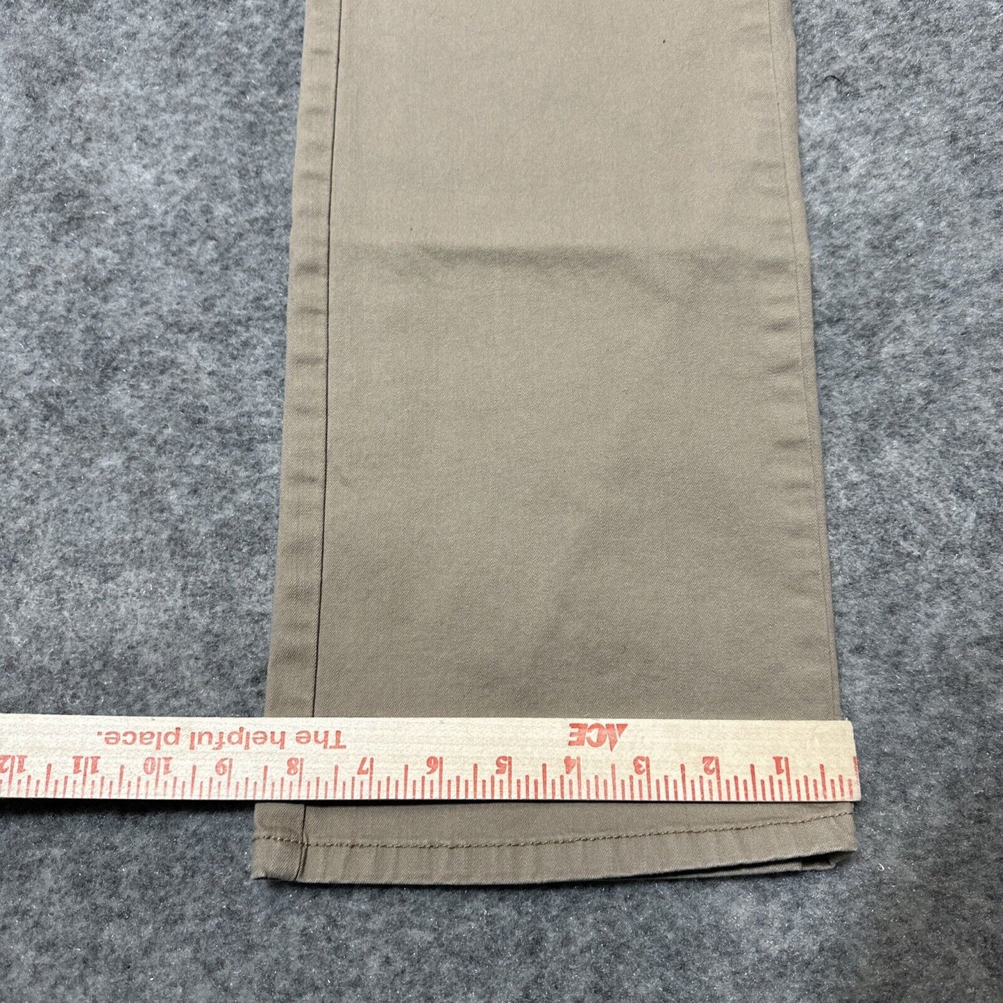 Lee Slender Secret Lower On The Waist Men's Straight Jeans Size 12M Medium Beige
