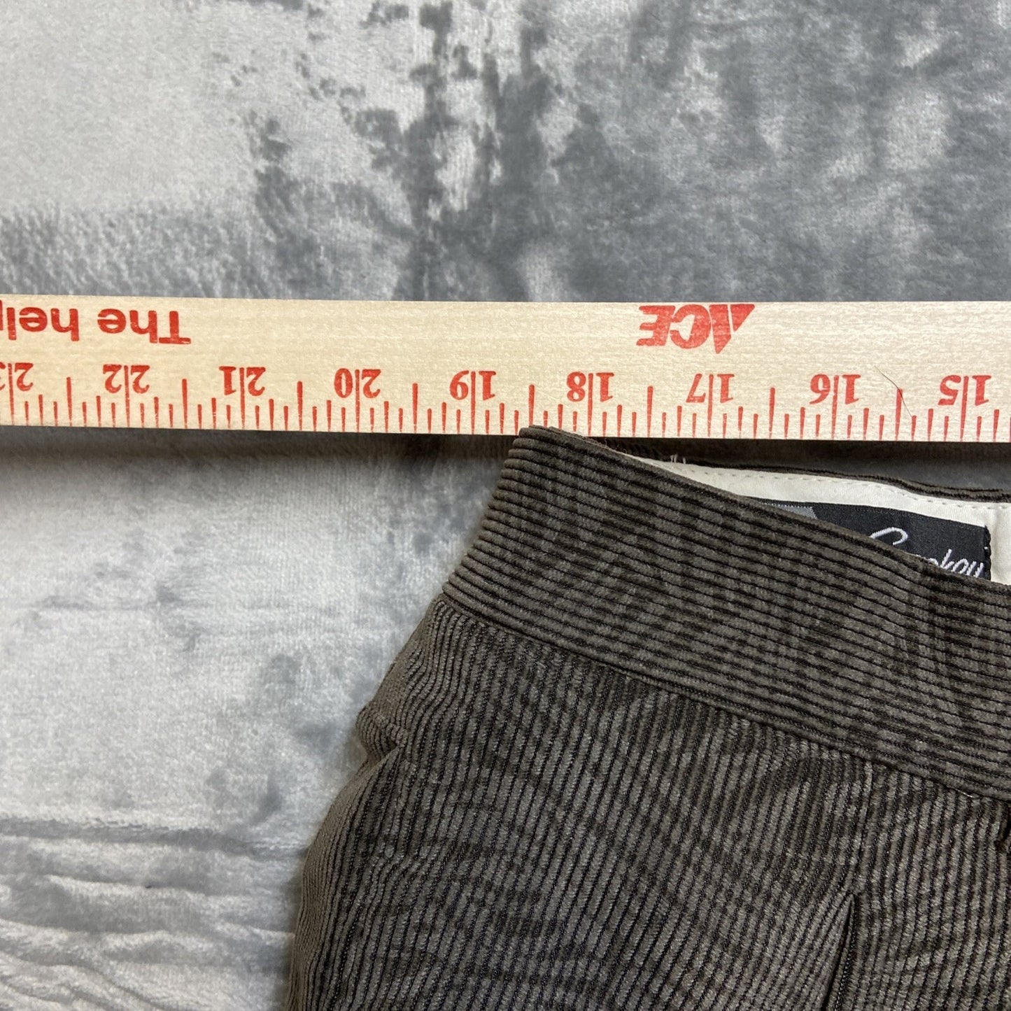 Smokey Joes Curduroy Pants Men's Size 48x32 Dark Brown