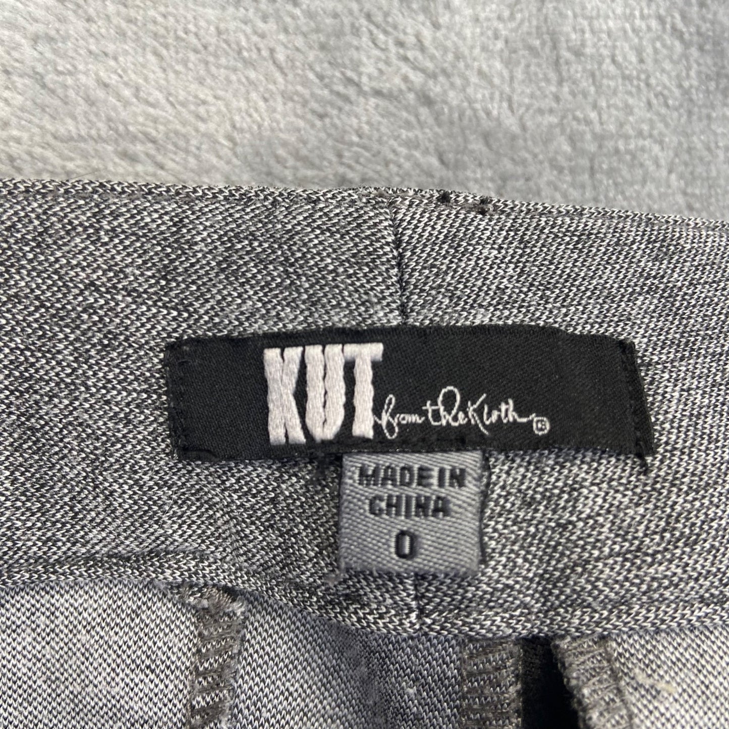 Kut from the Kloth Women's Straight Pants Size 0 Gray