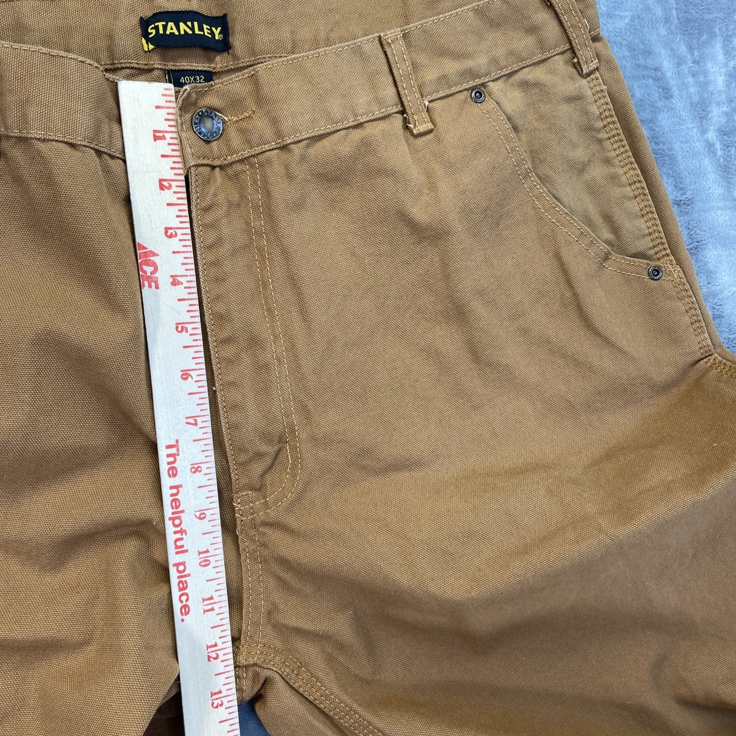 New Stanley Carpenter Straight Jeans Men's Size 40x32 Tan Brown