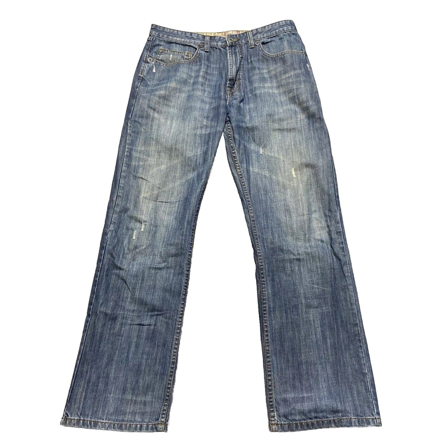 Wrangler Vintage Straight Fit Jeans Men’s Size 32x31 Dark Blue Denim