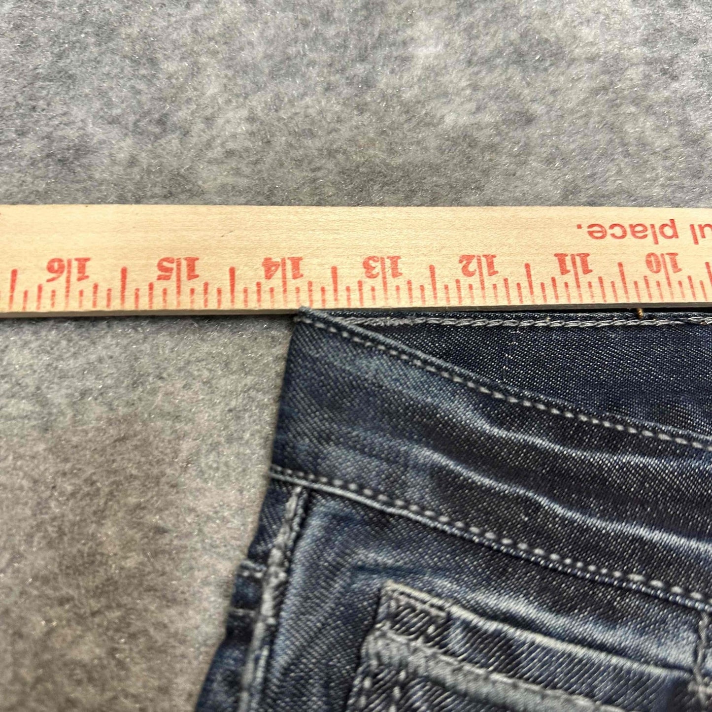 New Tin Haul Men's Regular Joe Fit Jeans Size 28 R Blue Dark Wash Denim