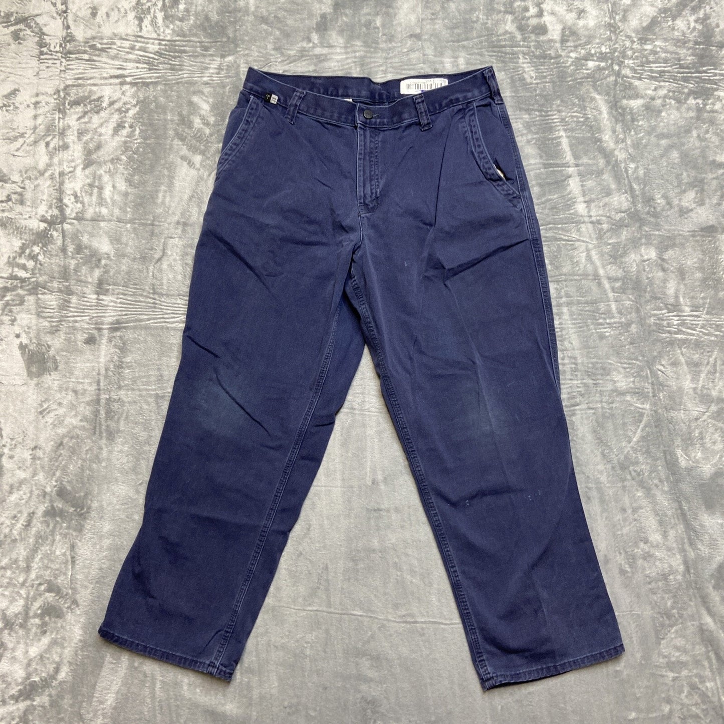 Lot of 5 Carhartt FR Chino / Cargo Pants Men's Size 32x28 Blue Grade A/B