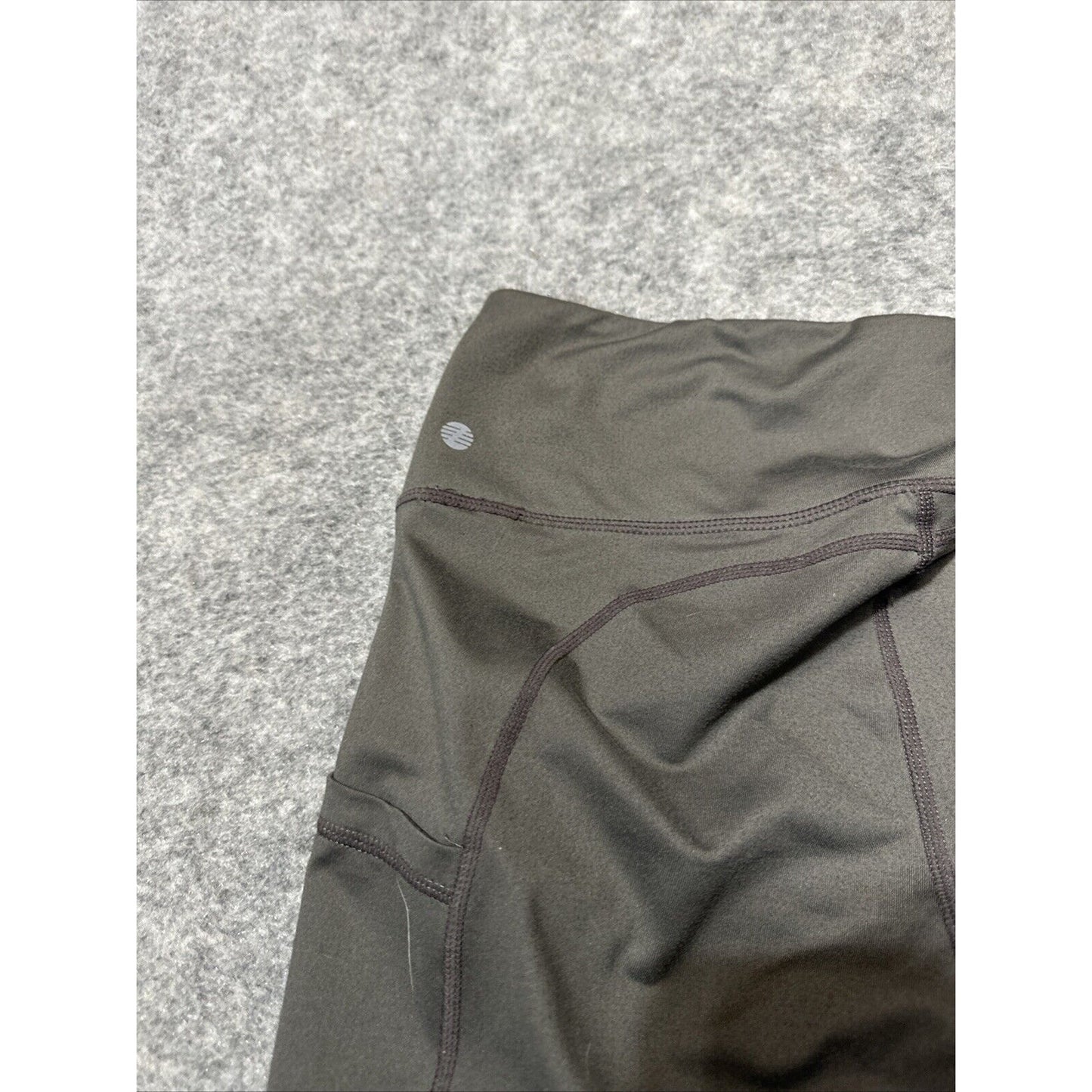Zella Women's Yoga Leggings Size L Large Gray Medium Wash Pants