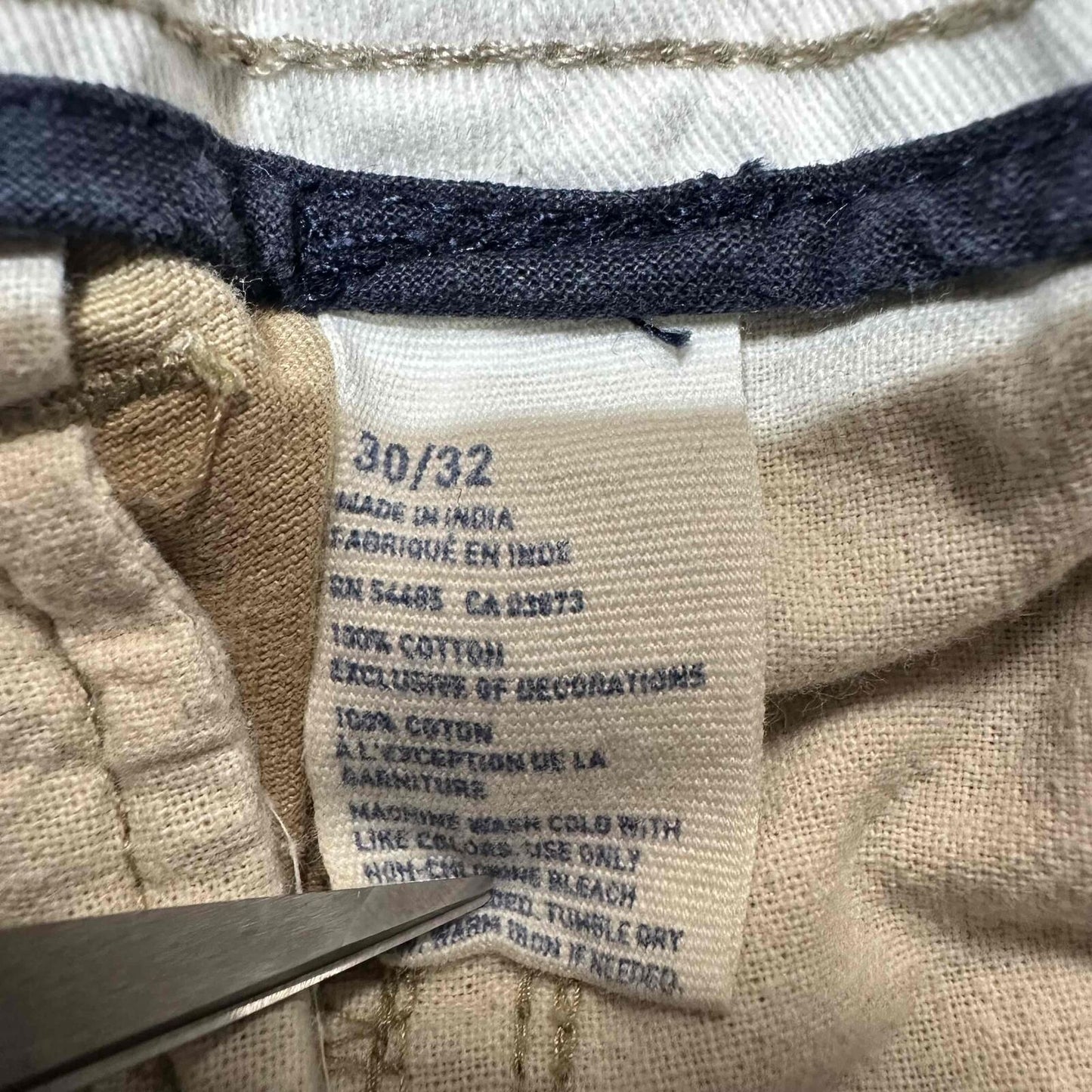 American Eagle Men's Relaxed Straight Chino Pants Size 30x32 Khaki Medium Wash