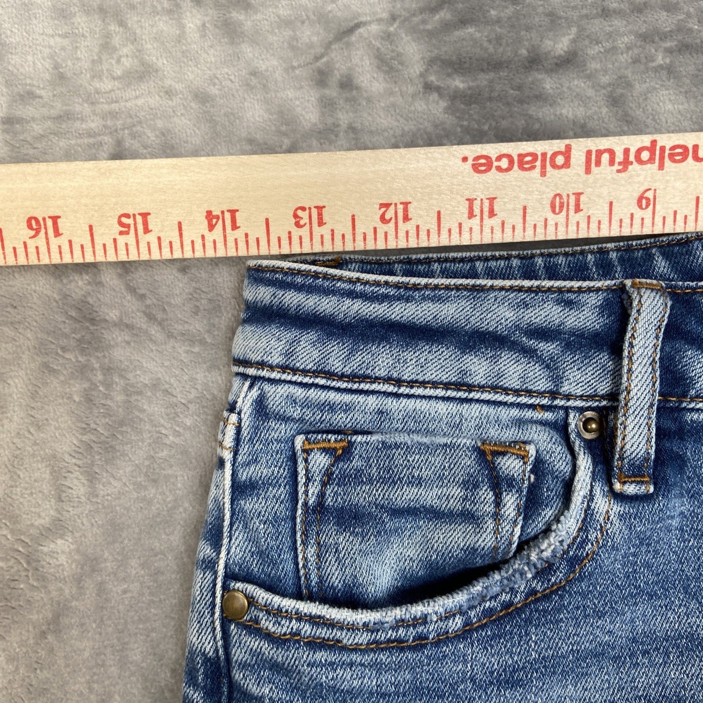 Driftwood Jackie Skinny Jeans Women's Size 26x27 Blue Denim