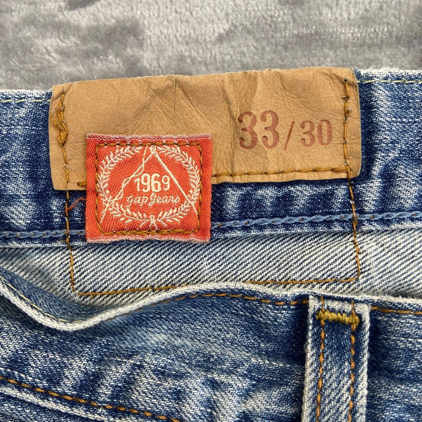 Vintage Gap 1969 Men's Standard Fit Jeans Size 33/30 Blue Denim #534424