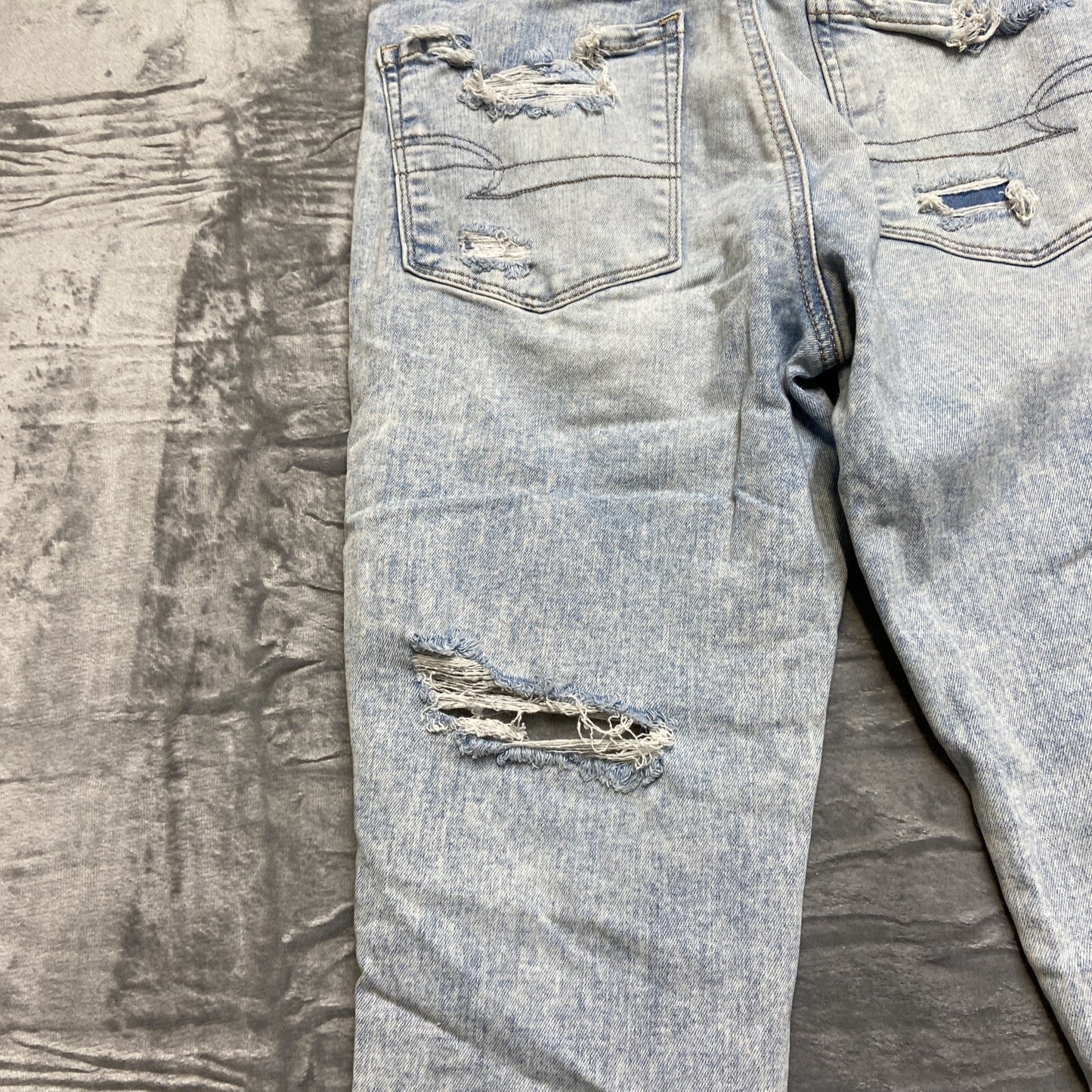 American Eagle Next Level Stretch Distressed Super Hi Rise Jegging Womens 2S